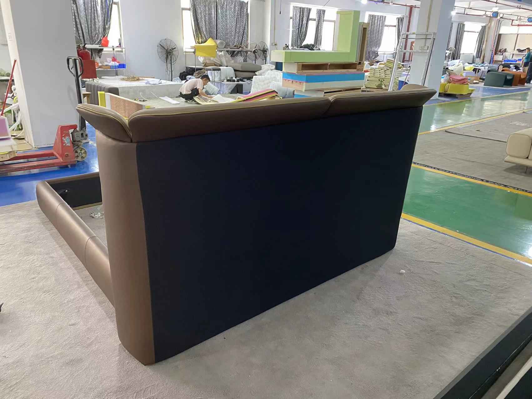 Italian Minimalist Microfiber Bed Set KB-VVCASA-BED-VX5-2105-1 Bed