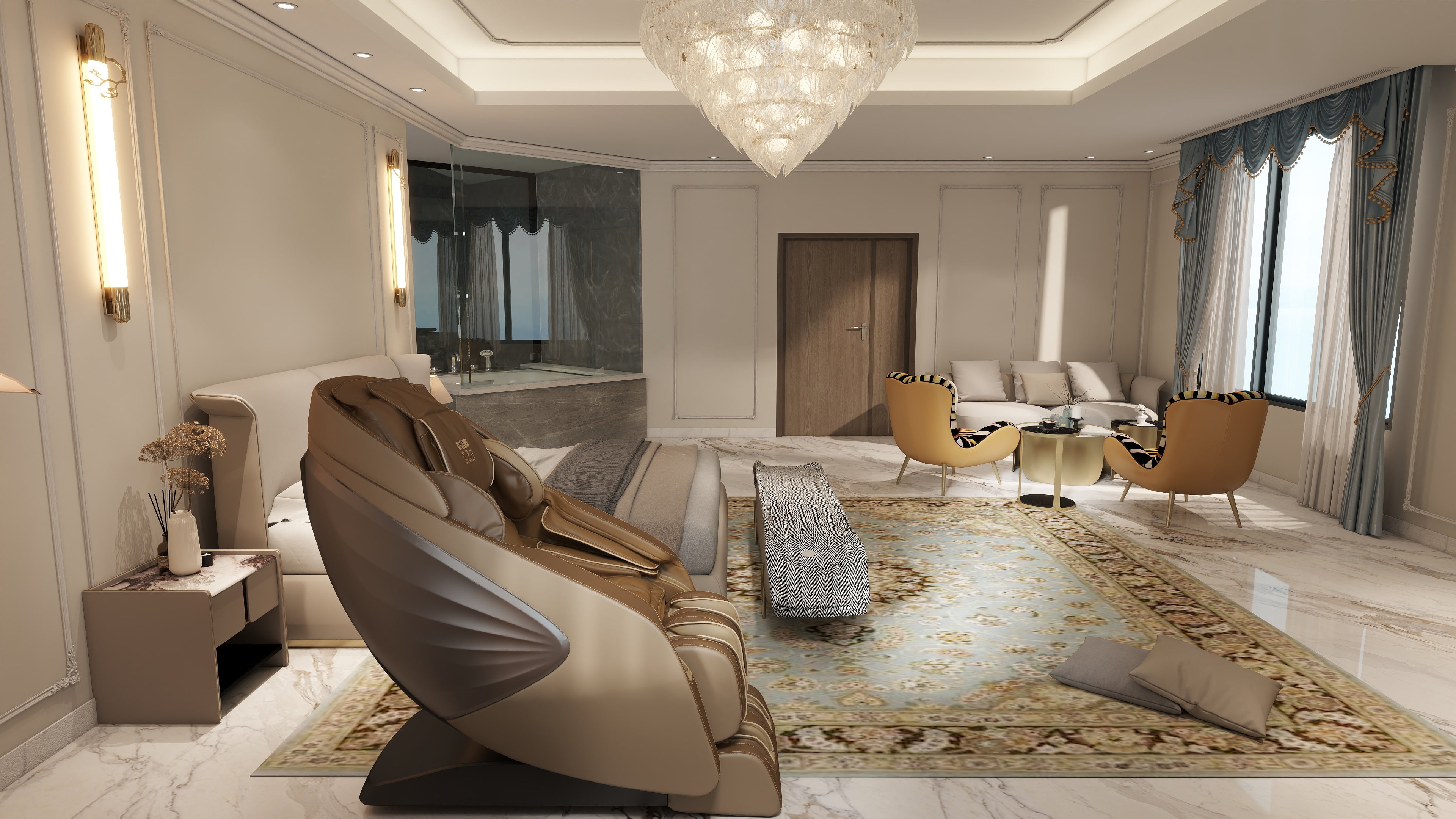 HC-2101-1 Combination coffee table - Chiuchiufurniture