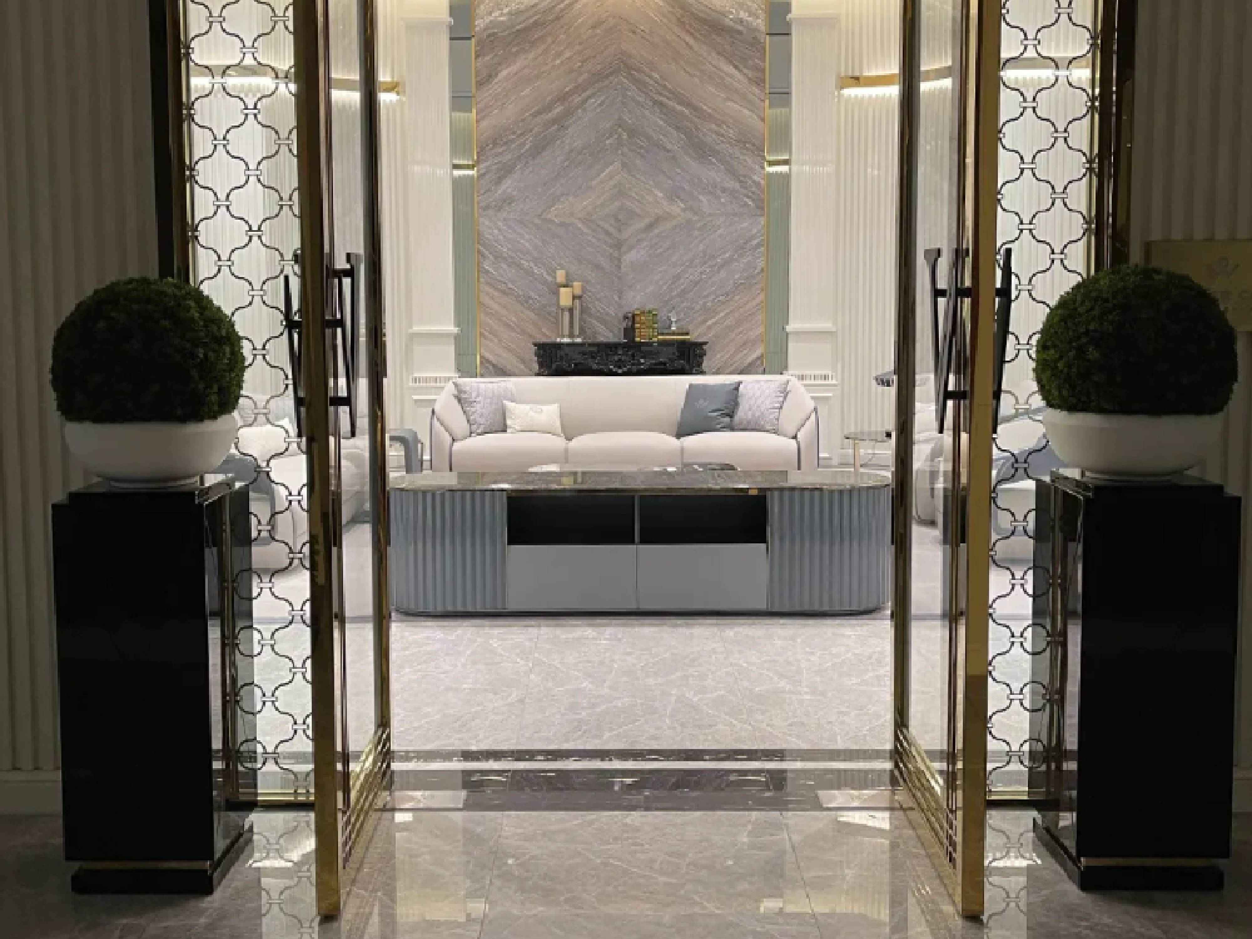 Classic light luxury style Bentley W008H30 Flower stand,Entry and living room decorations