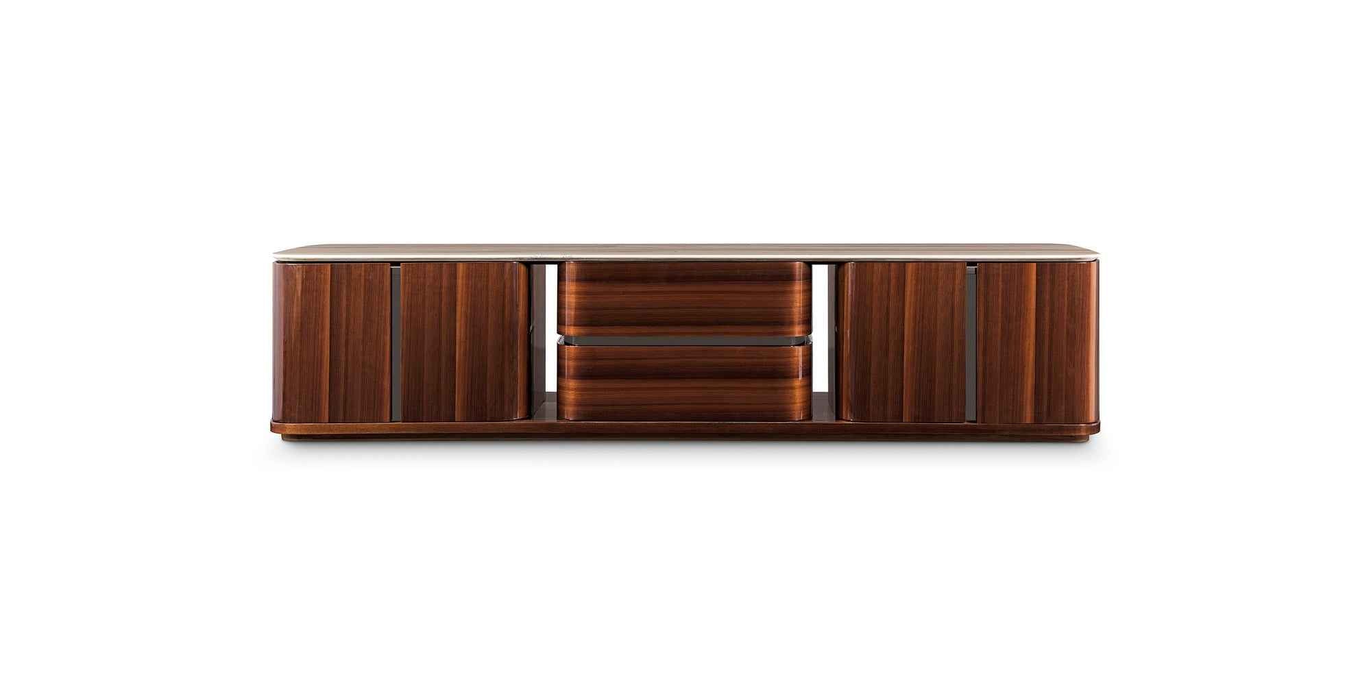 Modern TV Stand Furniture - Sleek Entertainment Center W016H12 Bentley Style Harrow Sideboard TV Cabinet