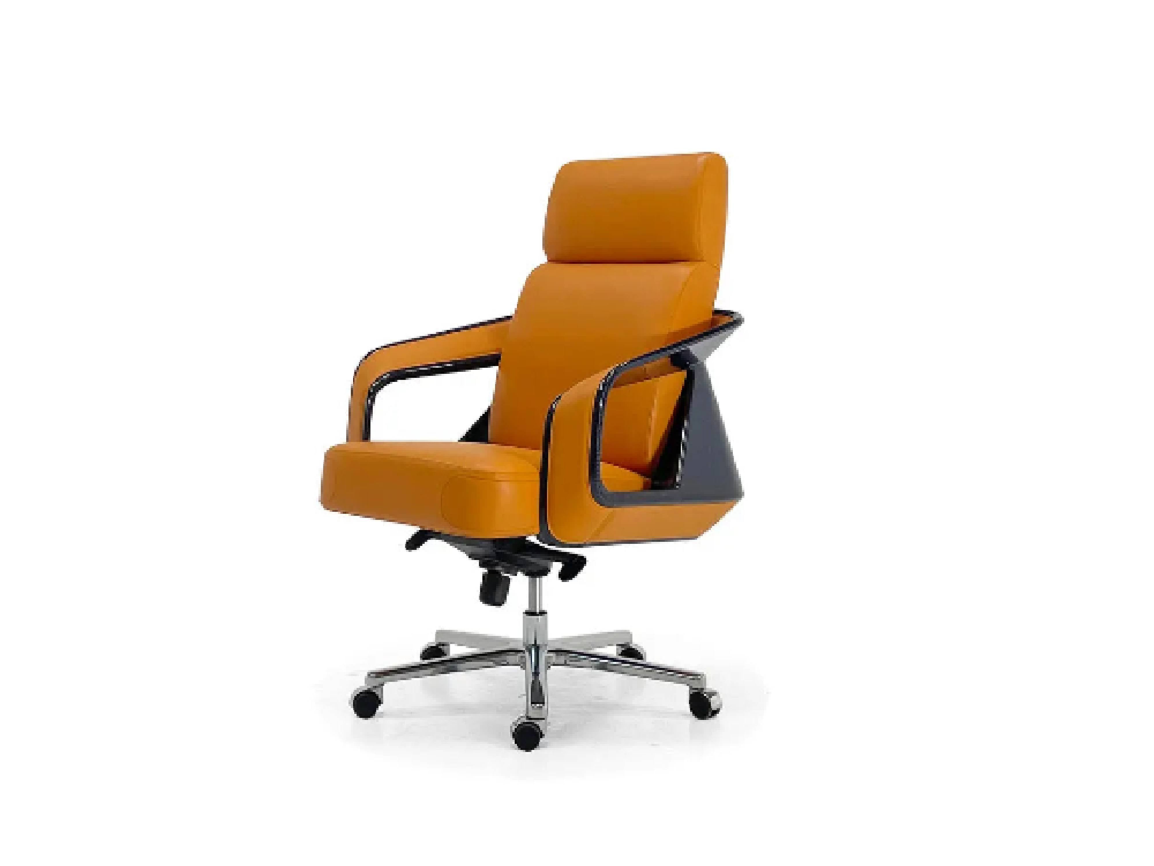 Bugatti-Style High Back Office Chair - Luxury Carbon Fibre and Leather Executive Chair-W018S21 - Chiuchiufurniture