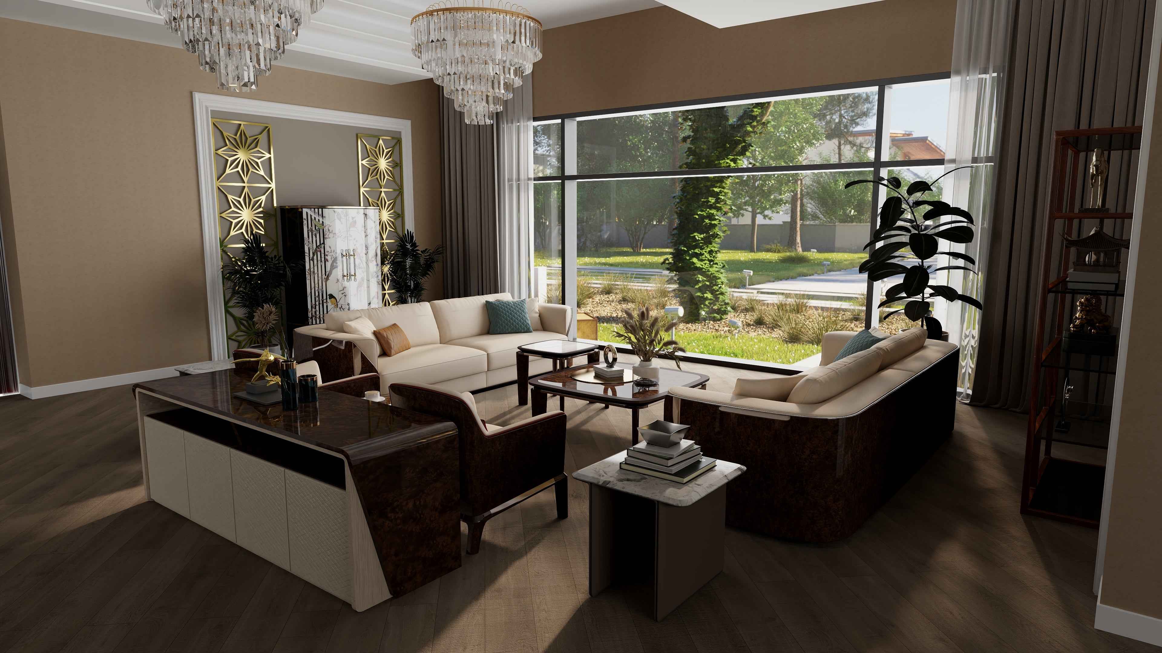 Leather furniture sofa living room light luxury modern sofa set W019SF2 Visionnaire style Fitzgerald Sofa