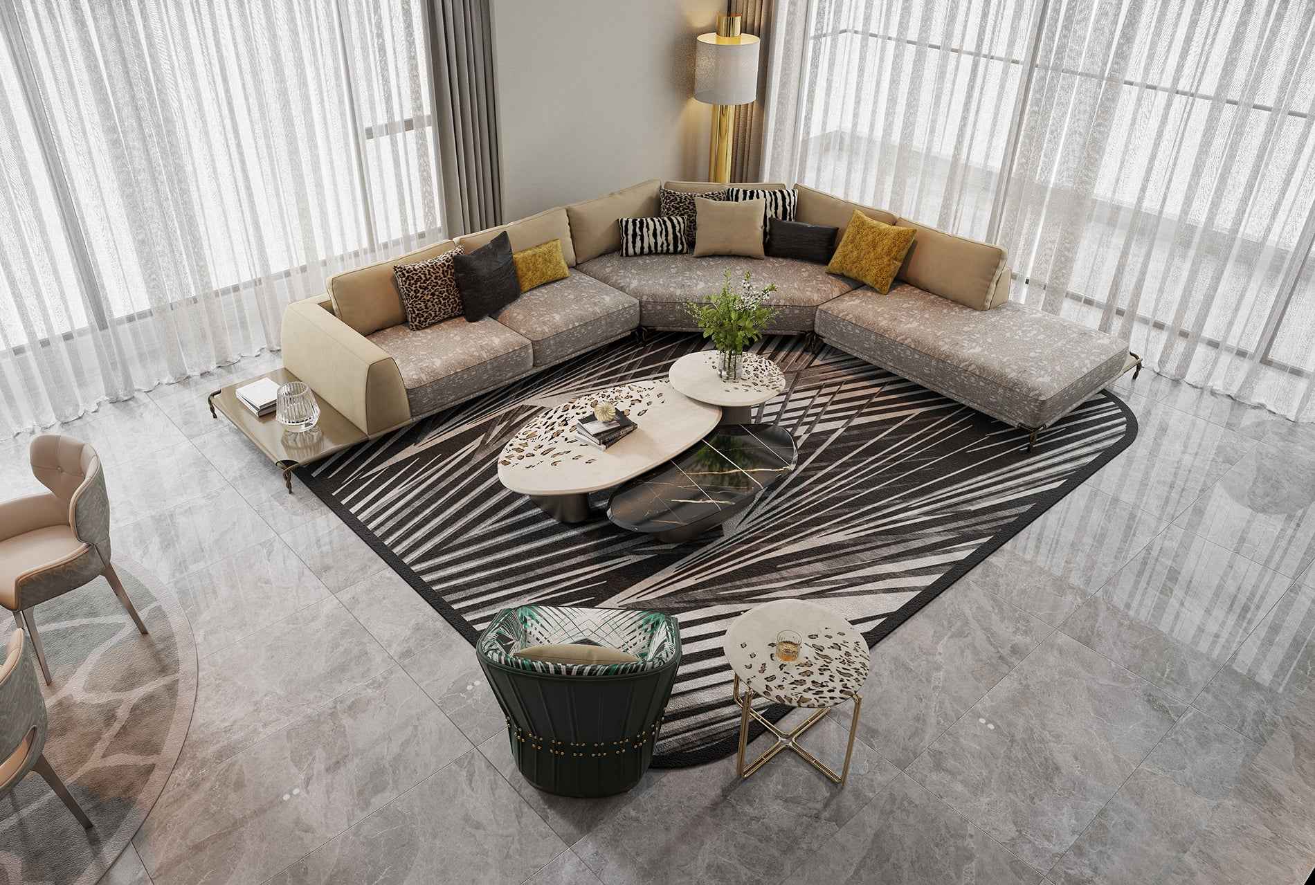 WH303H2B-1 Coffee Table Tea table Coner table