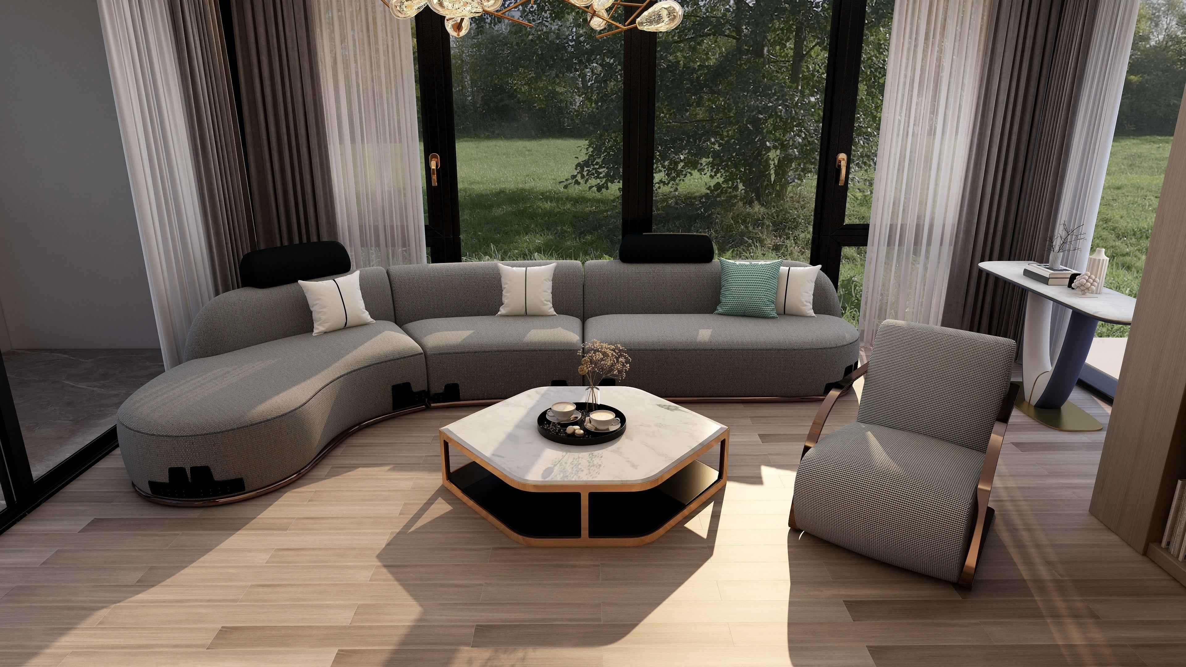 Elegance Redefined: Armrest Lounge Chair for Ultimate Comfort WH302SF11A lounge chair