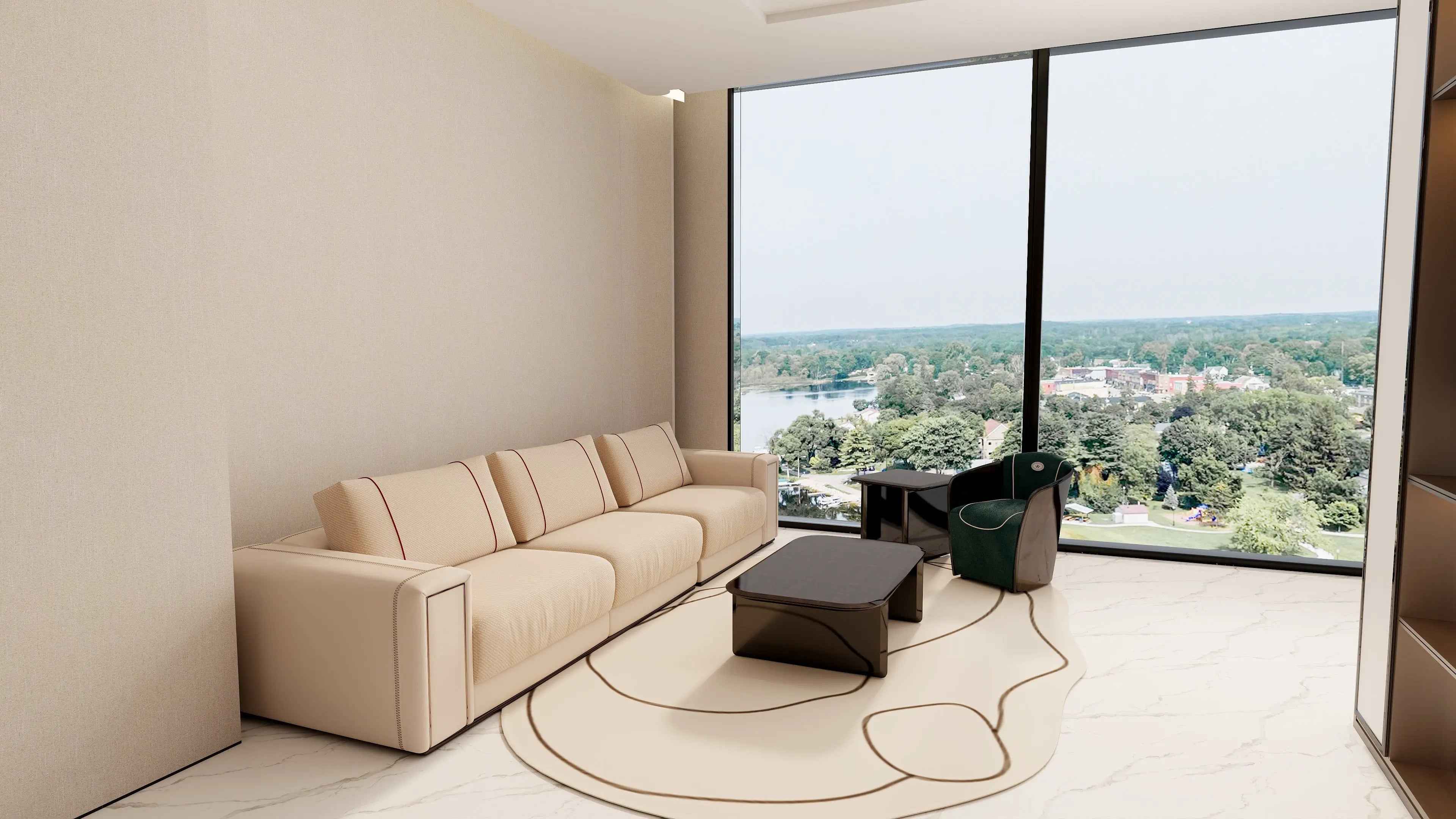 WH306SF4A Four-seat sofa type A