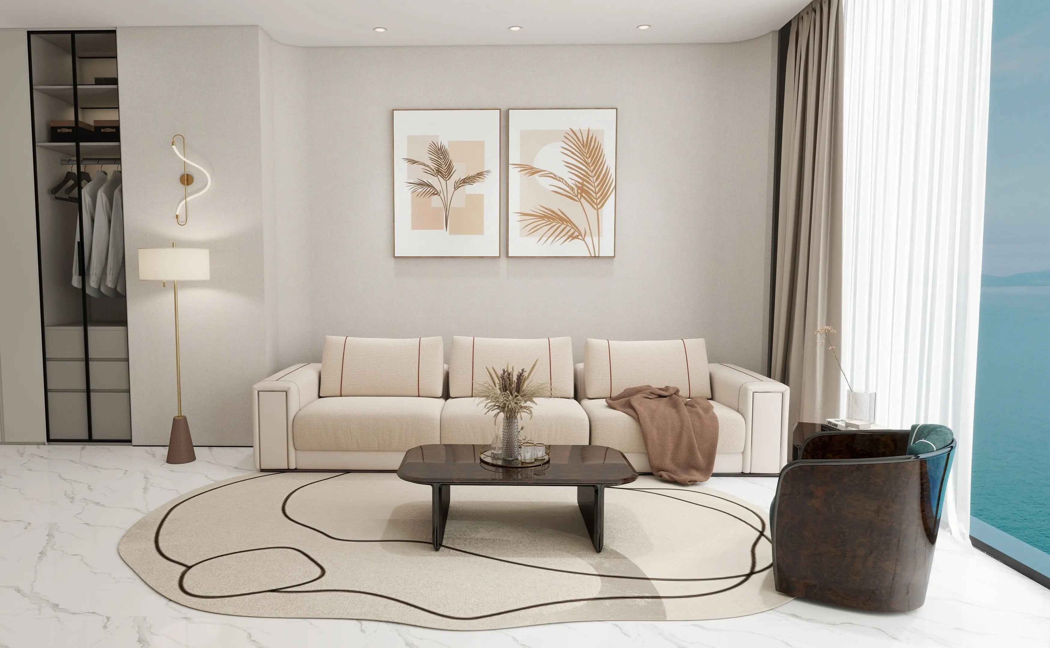 WH306SF4A Four-seat sofa type A