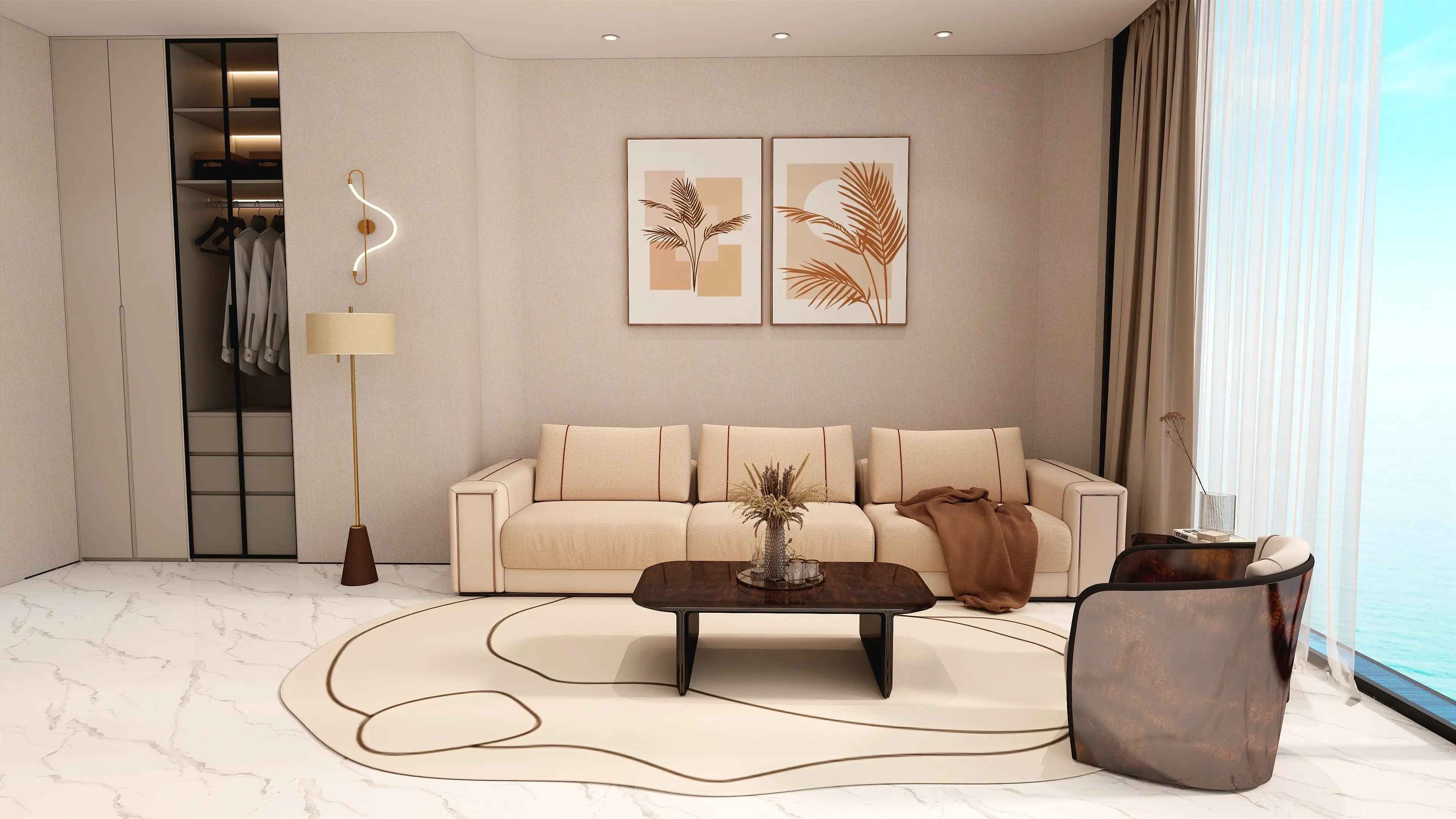 WH306SF4A Four-seat sofa type A