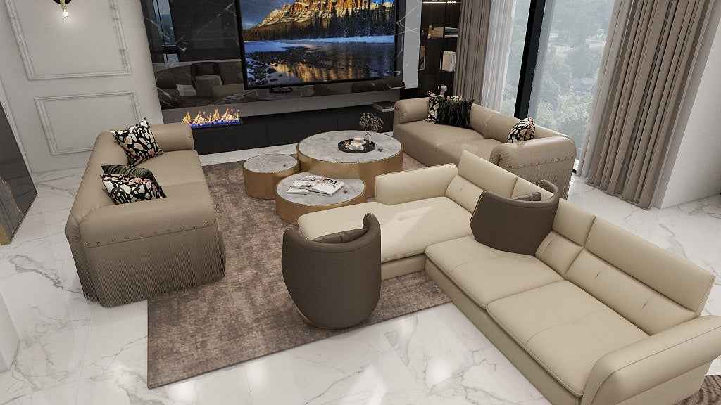 ltalian ILight Luxury Rmbroidery Fabric Leisure Chair WH310SF11B Lounger chair