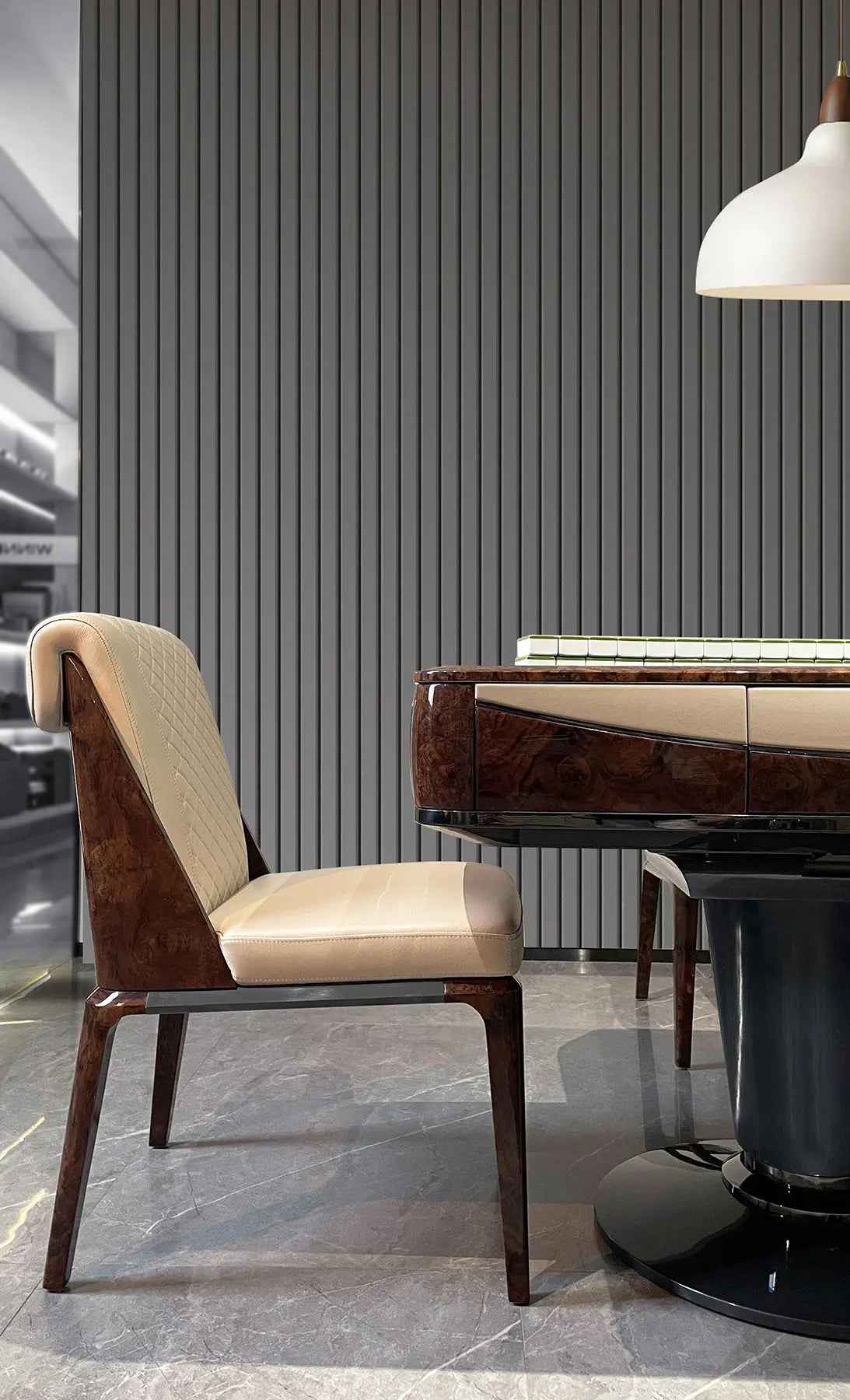 White Upholstered Dining Chair - Modern Style and Luxurious Comfort W006D6 Bentley dining chair,mahjong chair