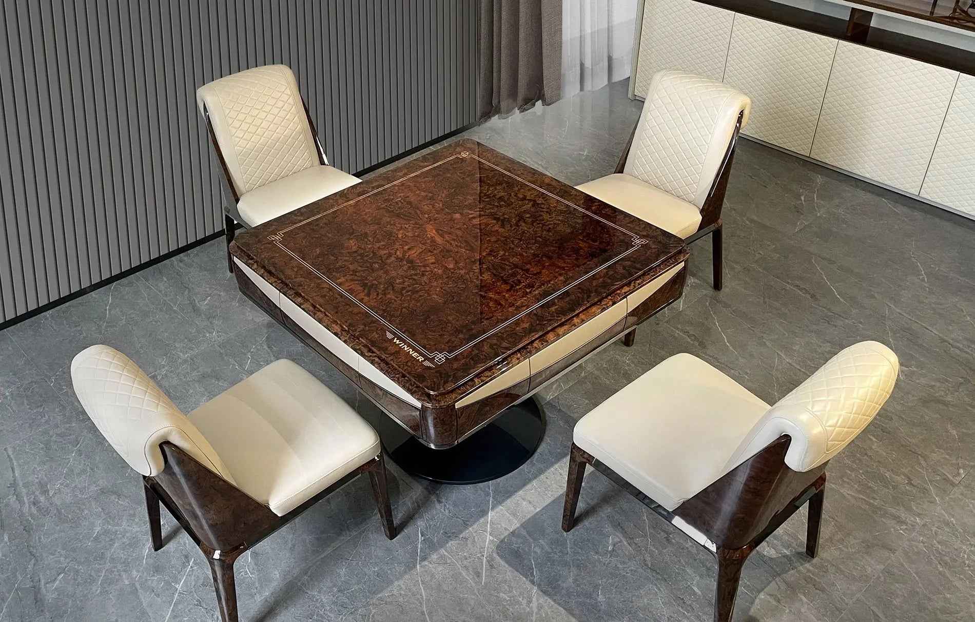 White Upholstered Dining Chair - Modern Style and Luxurious Comfort W006D6 Bentley dining chair,mahjong chair