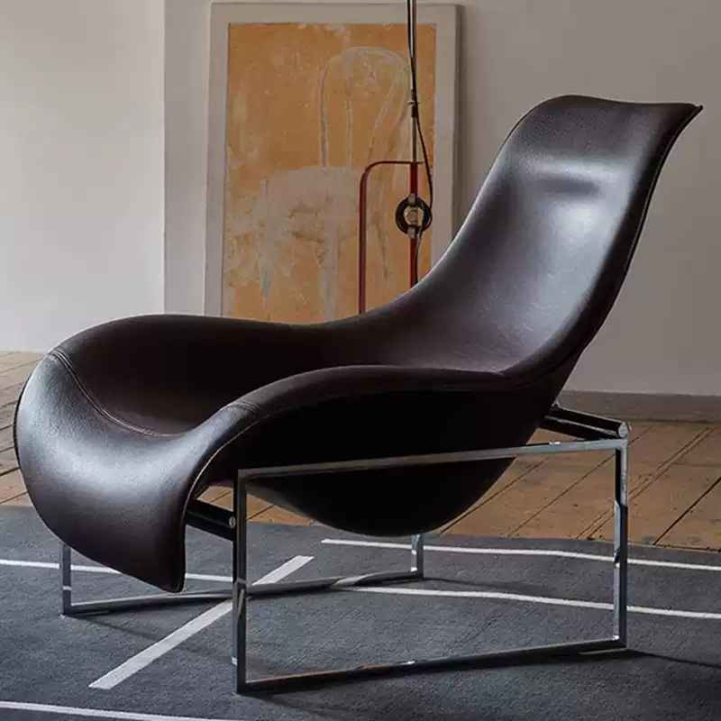 XXY-115 Leisure chair Fibreglass Duck ChairSaddle Leather Recliner