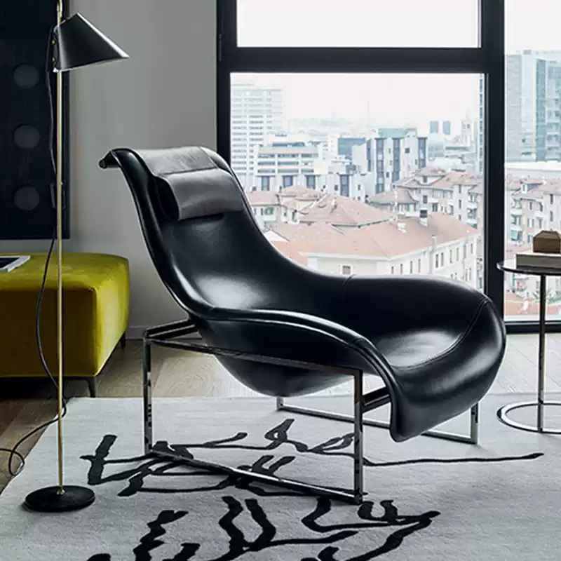 XXY-115 Leisure chair Fibreglass Duck ChairSaddle Leather Recliner