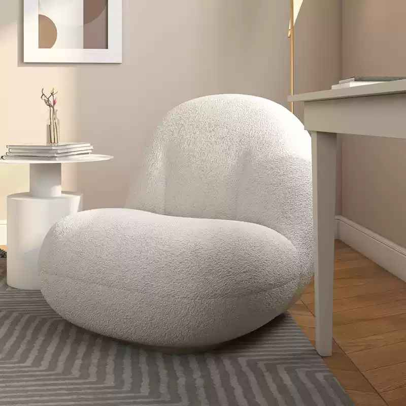 XXY-363 Leisure chair Creative little chubby Netflix single lamb's wool chair sofa chair