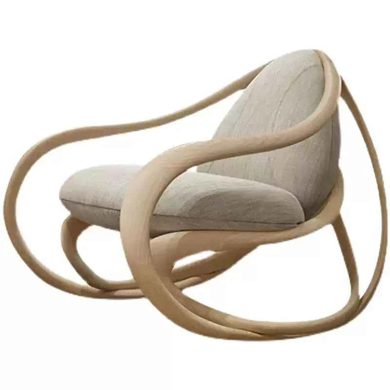 XXY-558 Solid Wooden Lazy Boy Rocking Chair