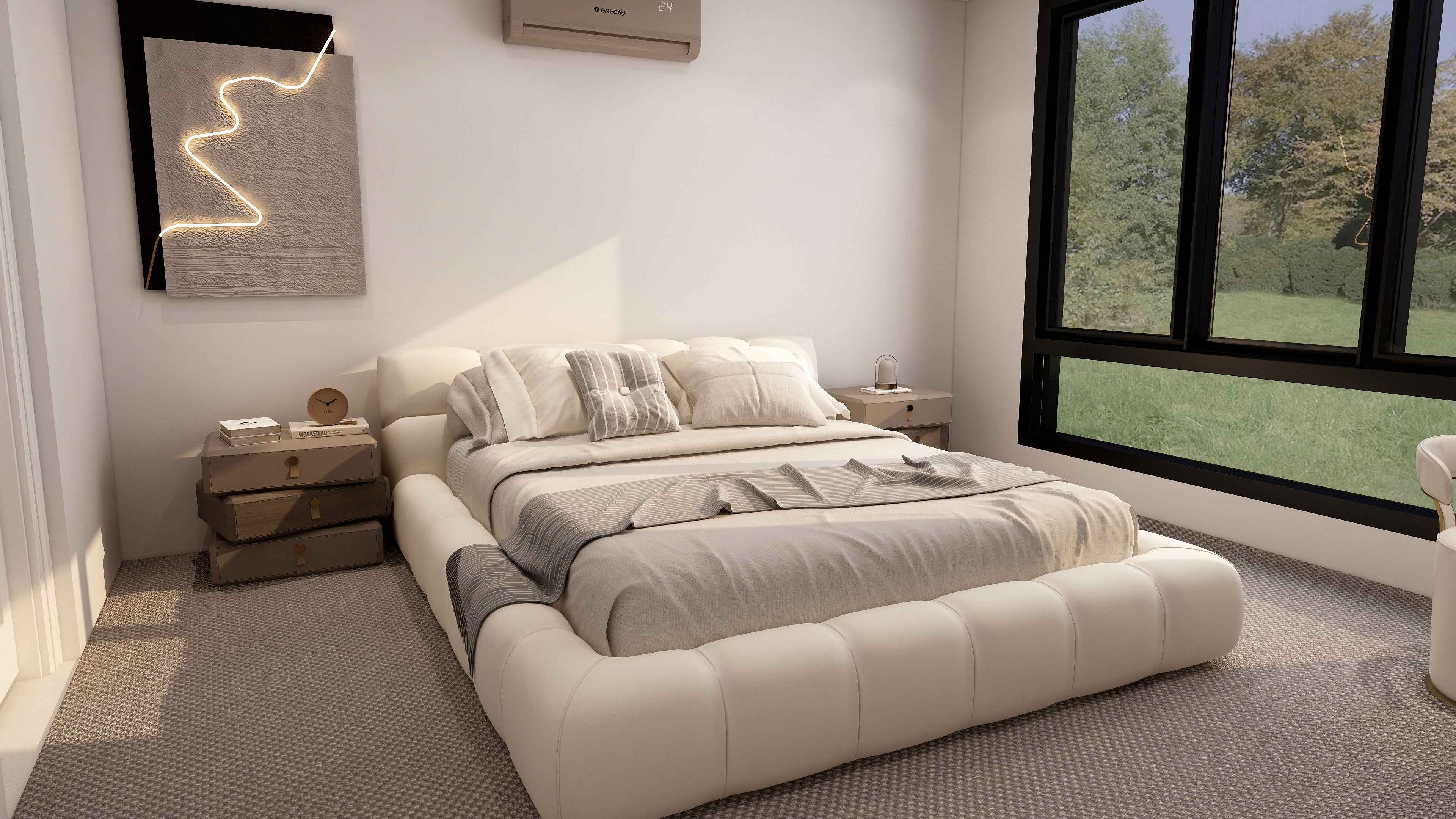 YM-24 Minimalism Bedside table