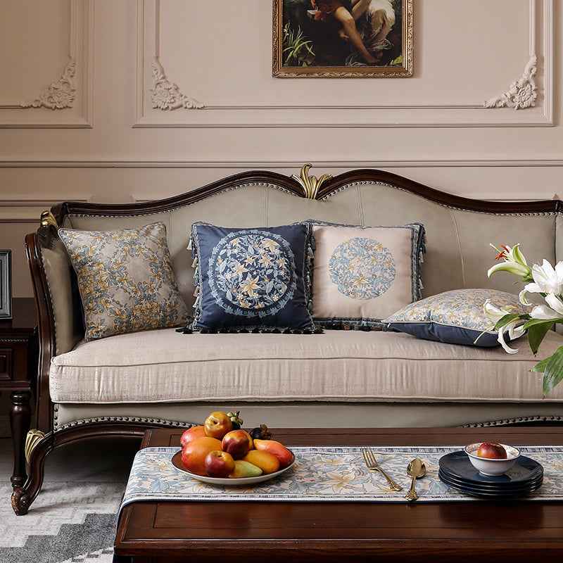 French Throw pillow cushion light luxury headrest car waist pillow