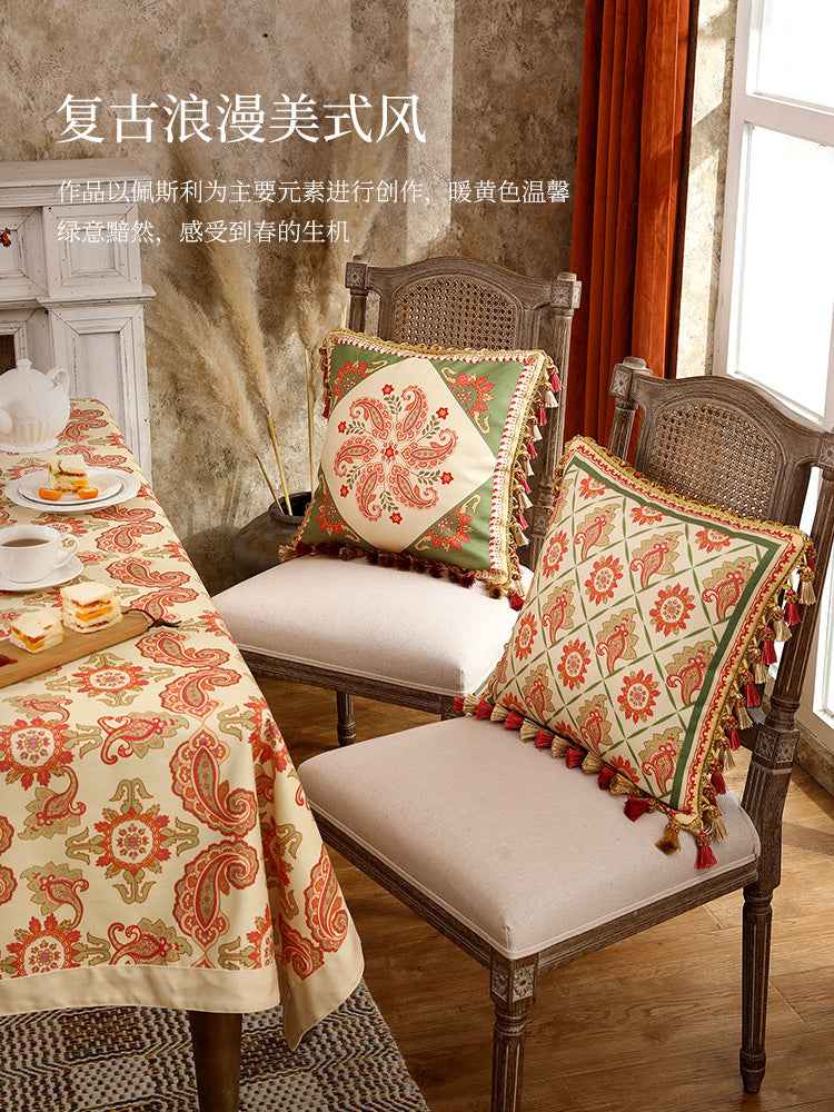 European luxury sofa throw pillow