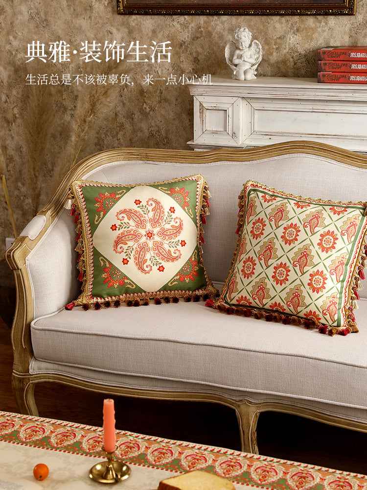 European luxury sofa throw pillow