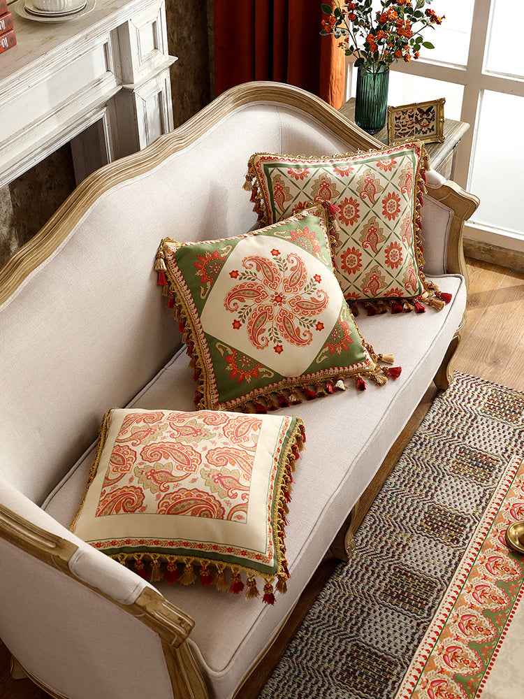 European luxury sofa throw pillow