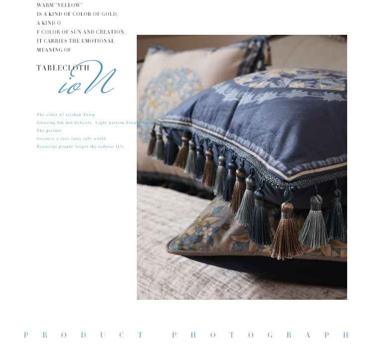 French Throw pillow cushion light luxury headrest car waist pillow