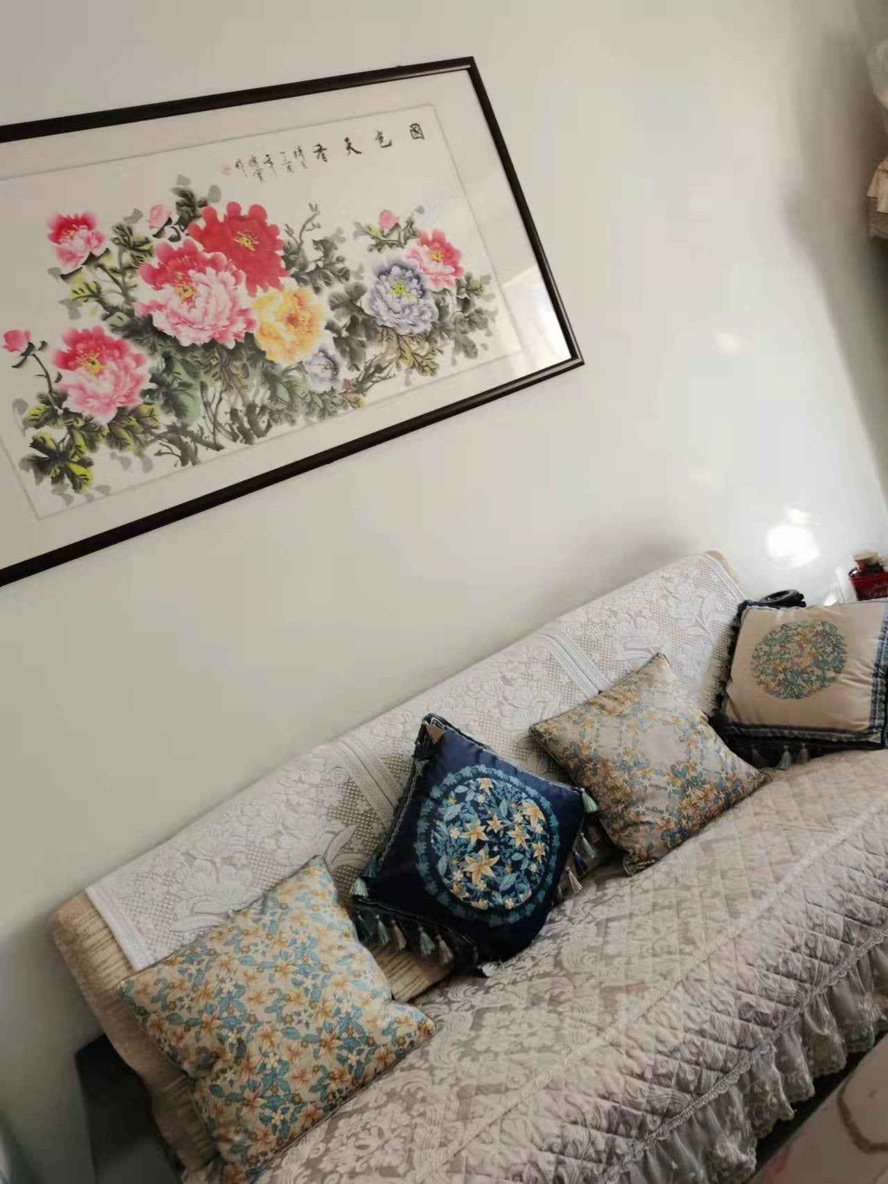 French Throw pillow cushion light luxury headrest car waist pillow