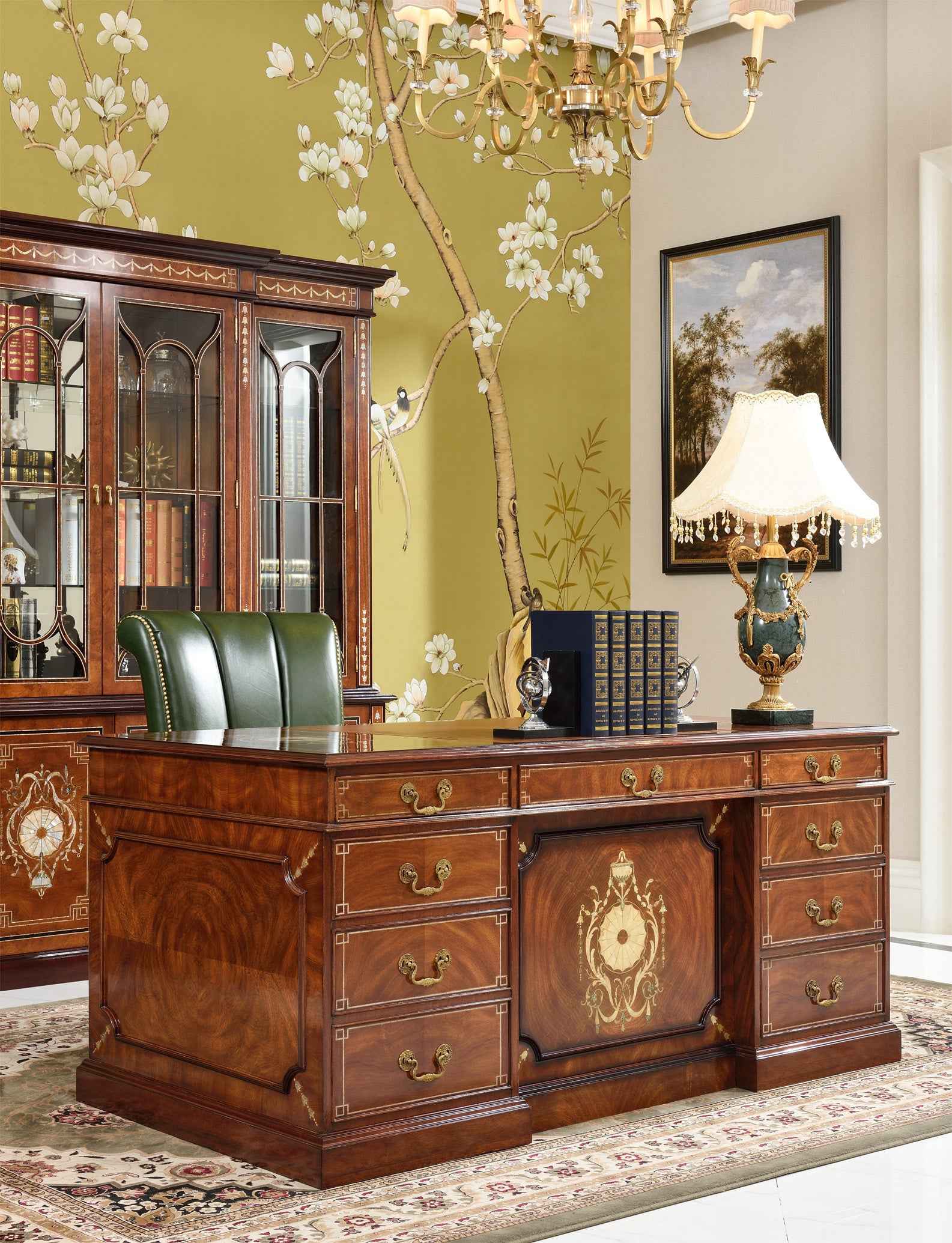 AI-7105-221 bookcase desk,Boss Table , Office Table