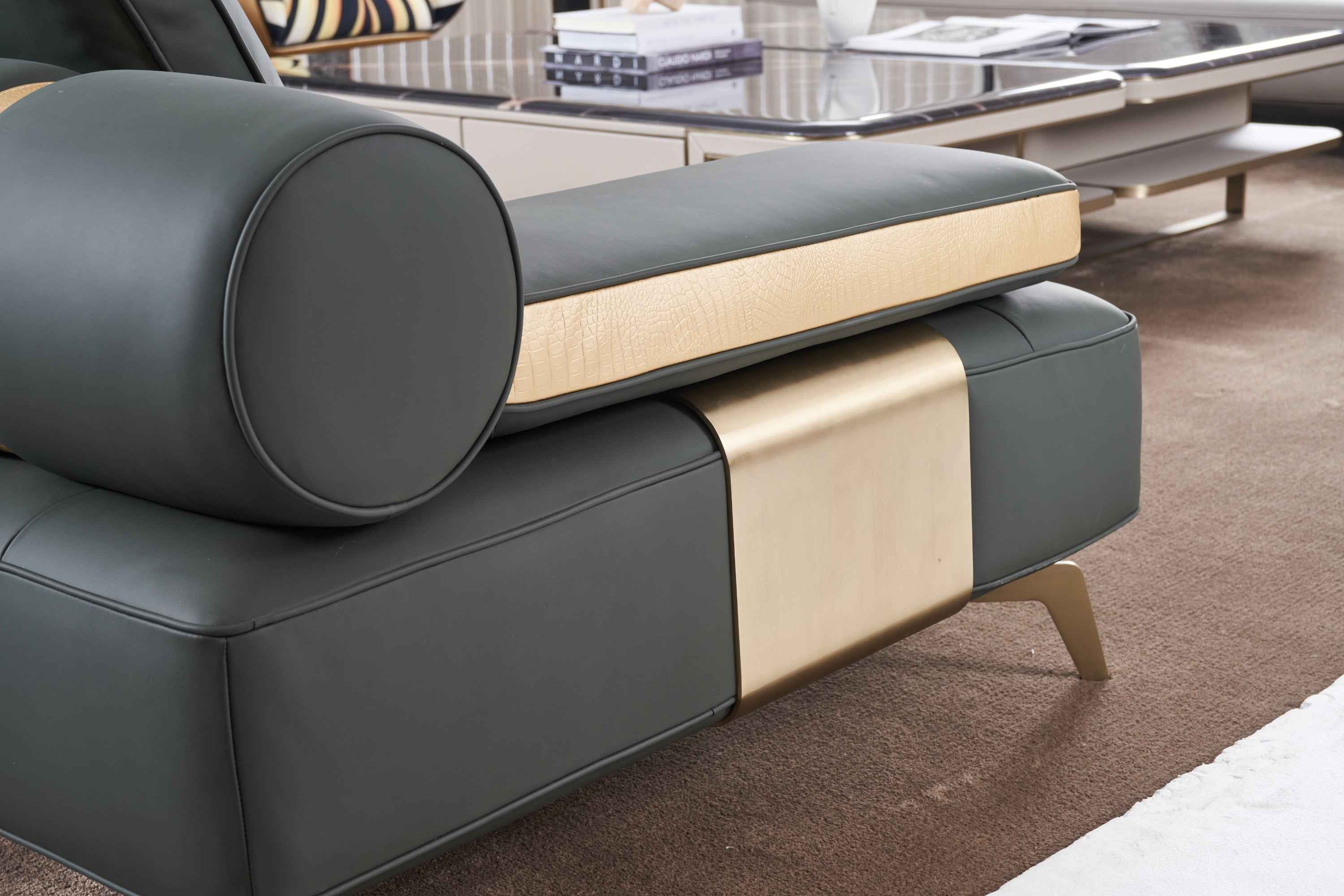 Modern Minimalist FA82 Full Leather Sofa DJ3-053 Sofa