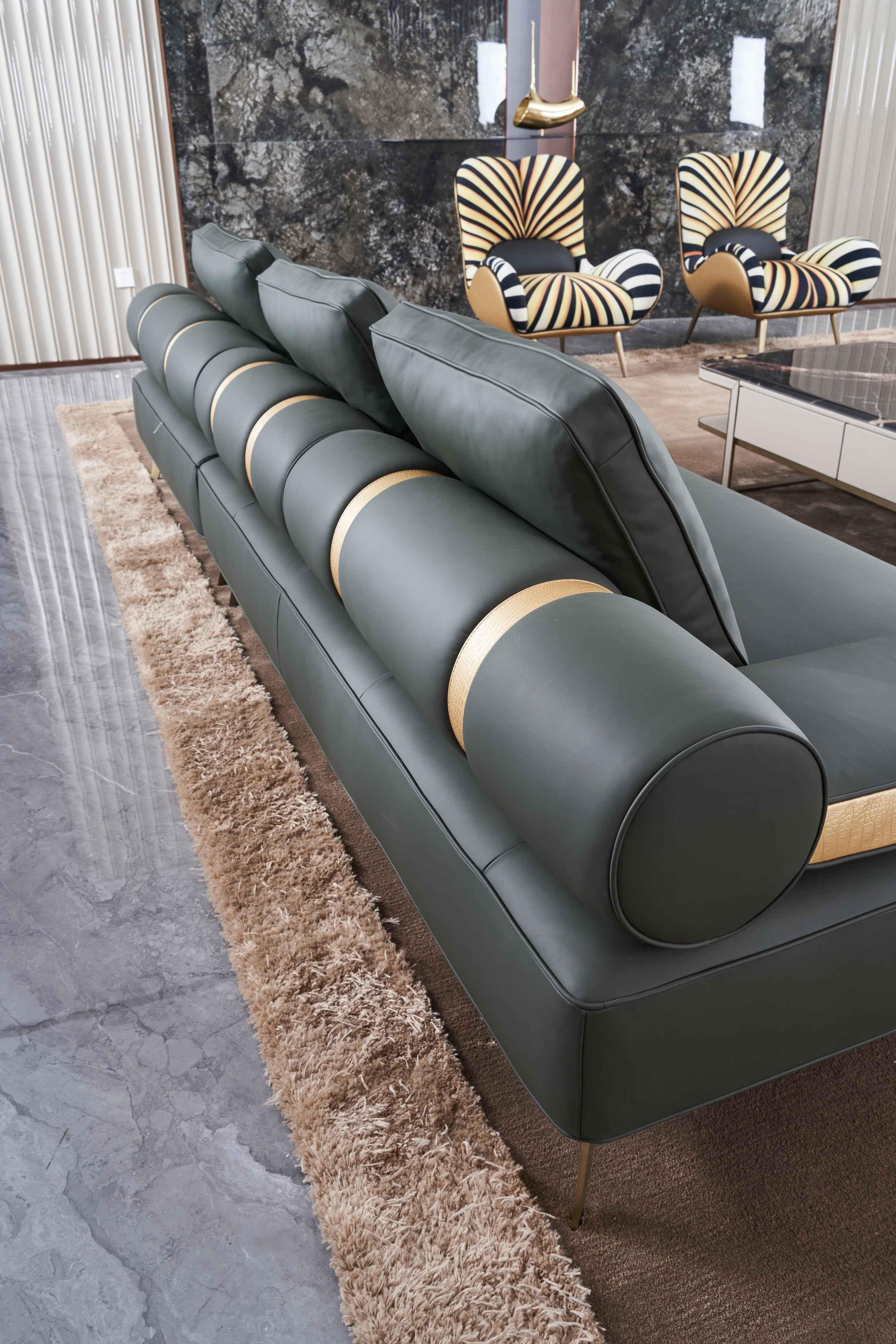 Modern Minimalist FA82 Full Leather Sofa DJ3-053 Sofa