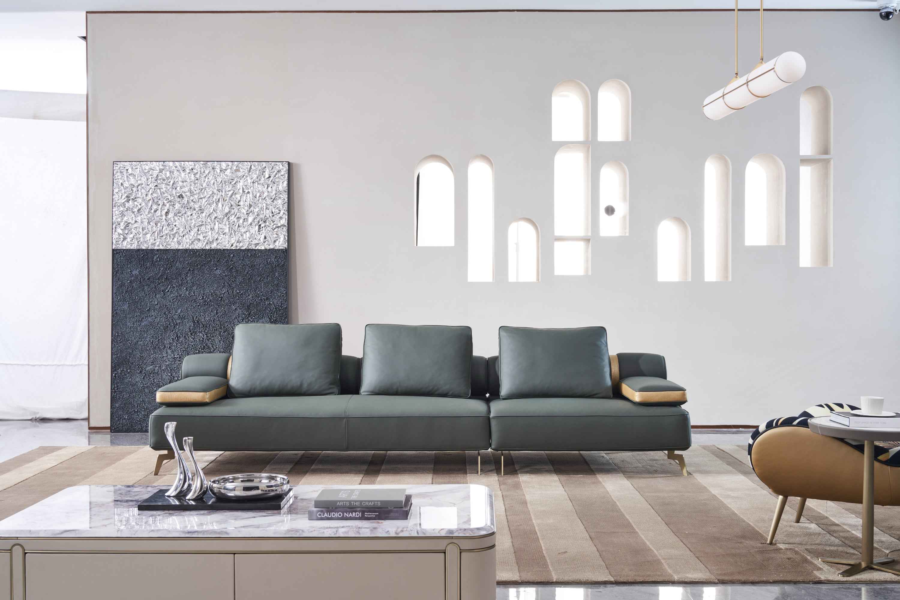 Modern Minimalist FA82 Full Leather Sofa DJ3-053 Sofa