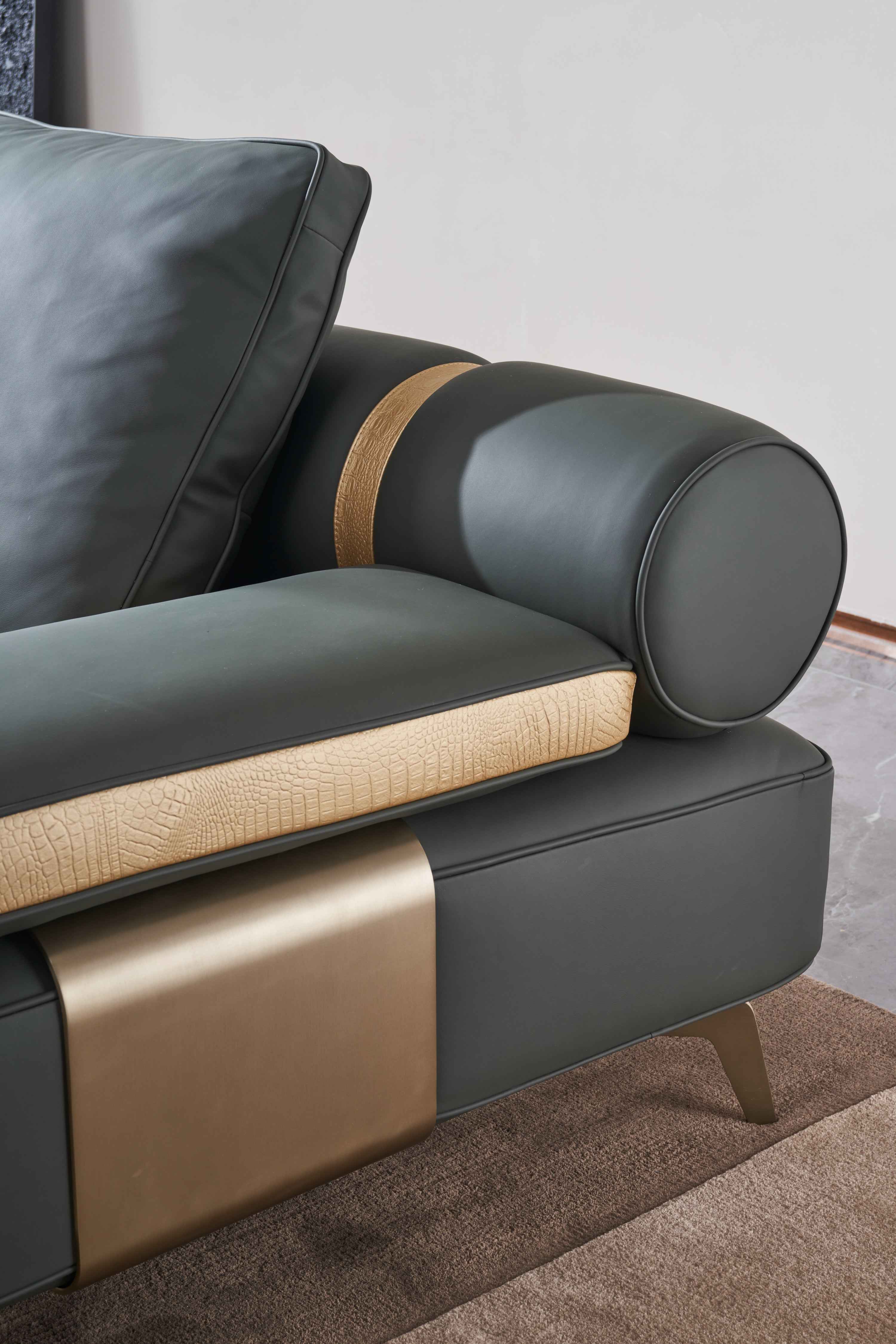 Modern Minimalist FA82 Full Leather Sofa DJ3-053 Sofa