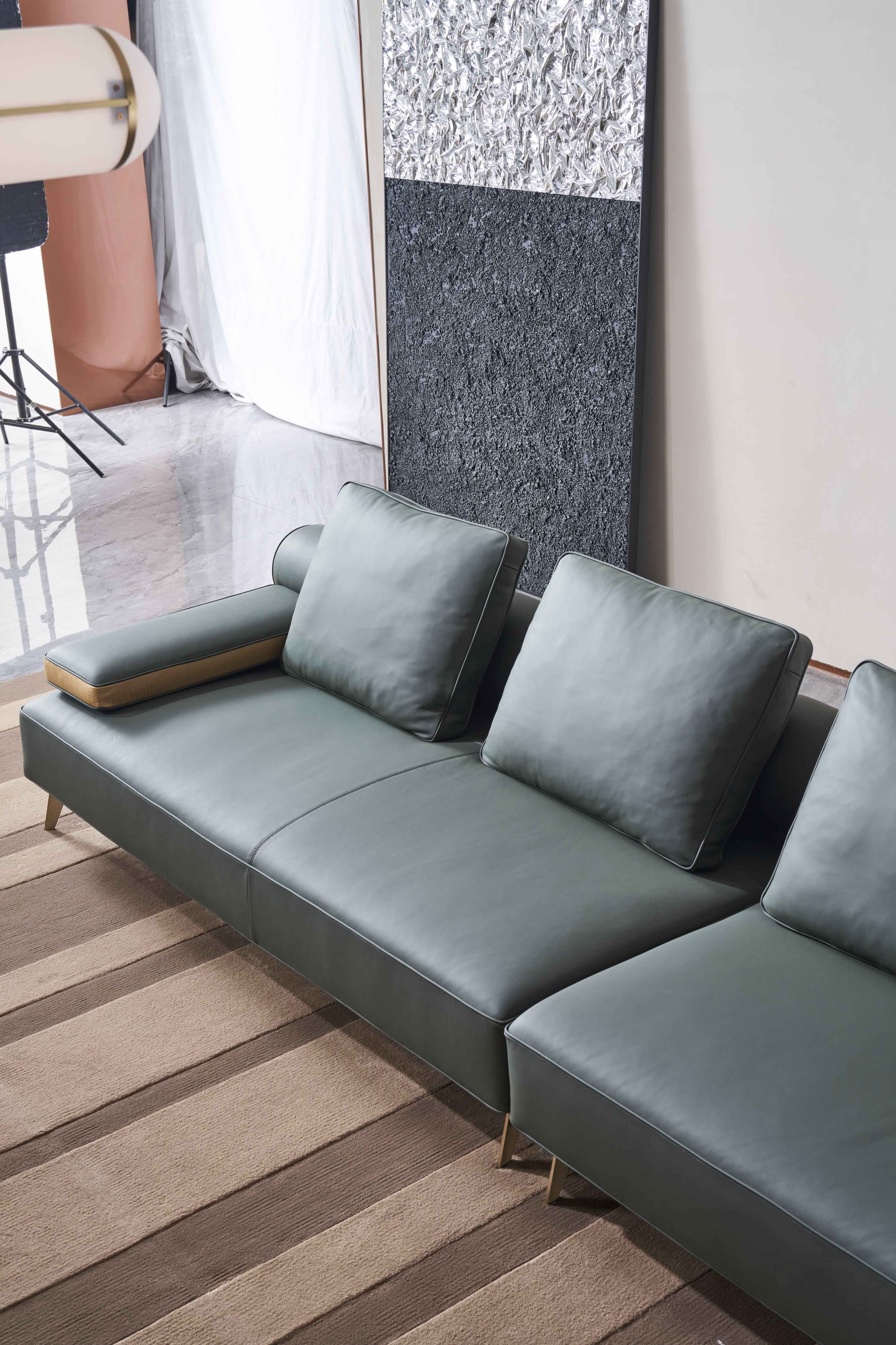 Modern Minimalist FA82 Full Leather Sofa DJ3-053 Sofa