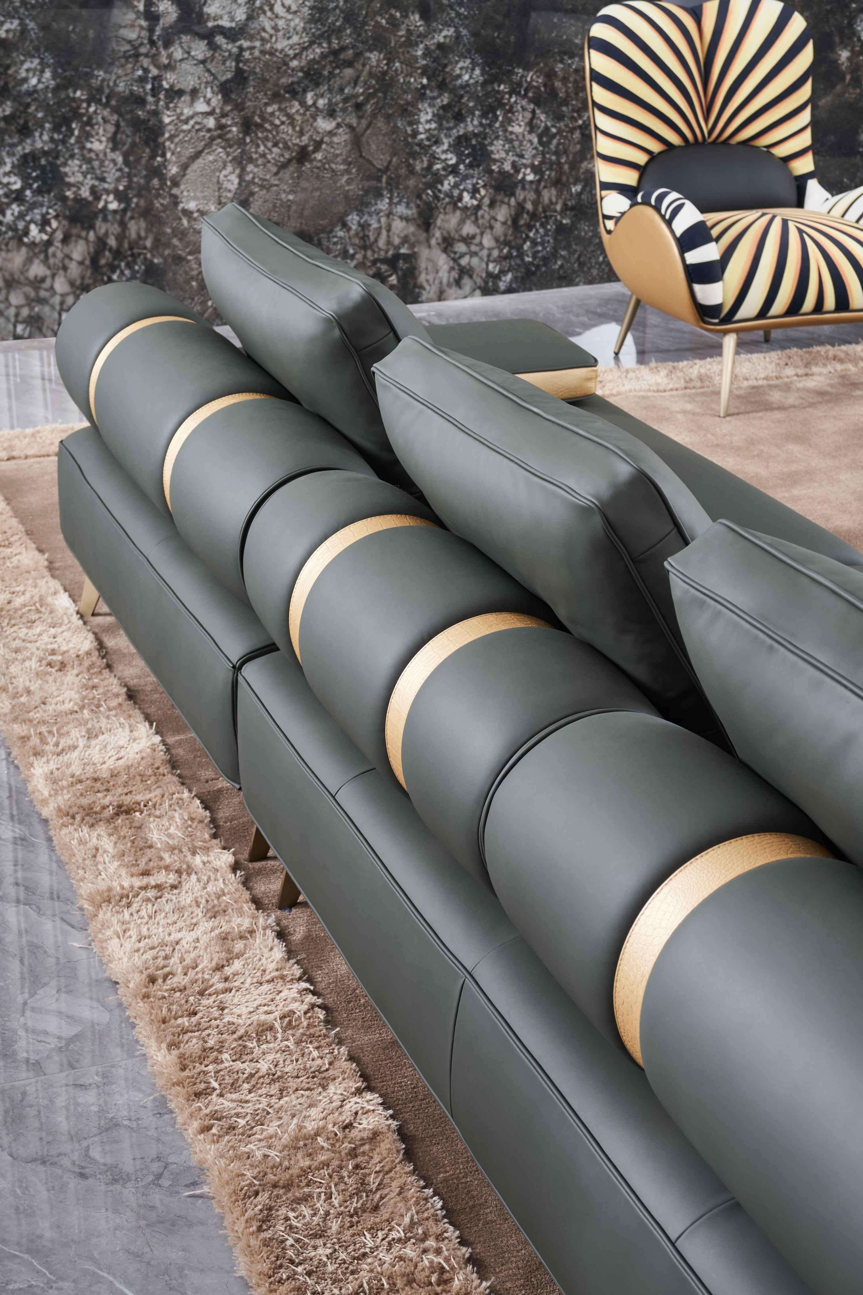 Modern Minimalist FA82 Full Leather Sofa DJ3-053 Sofa