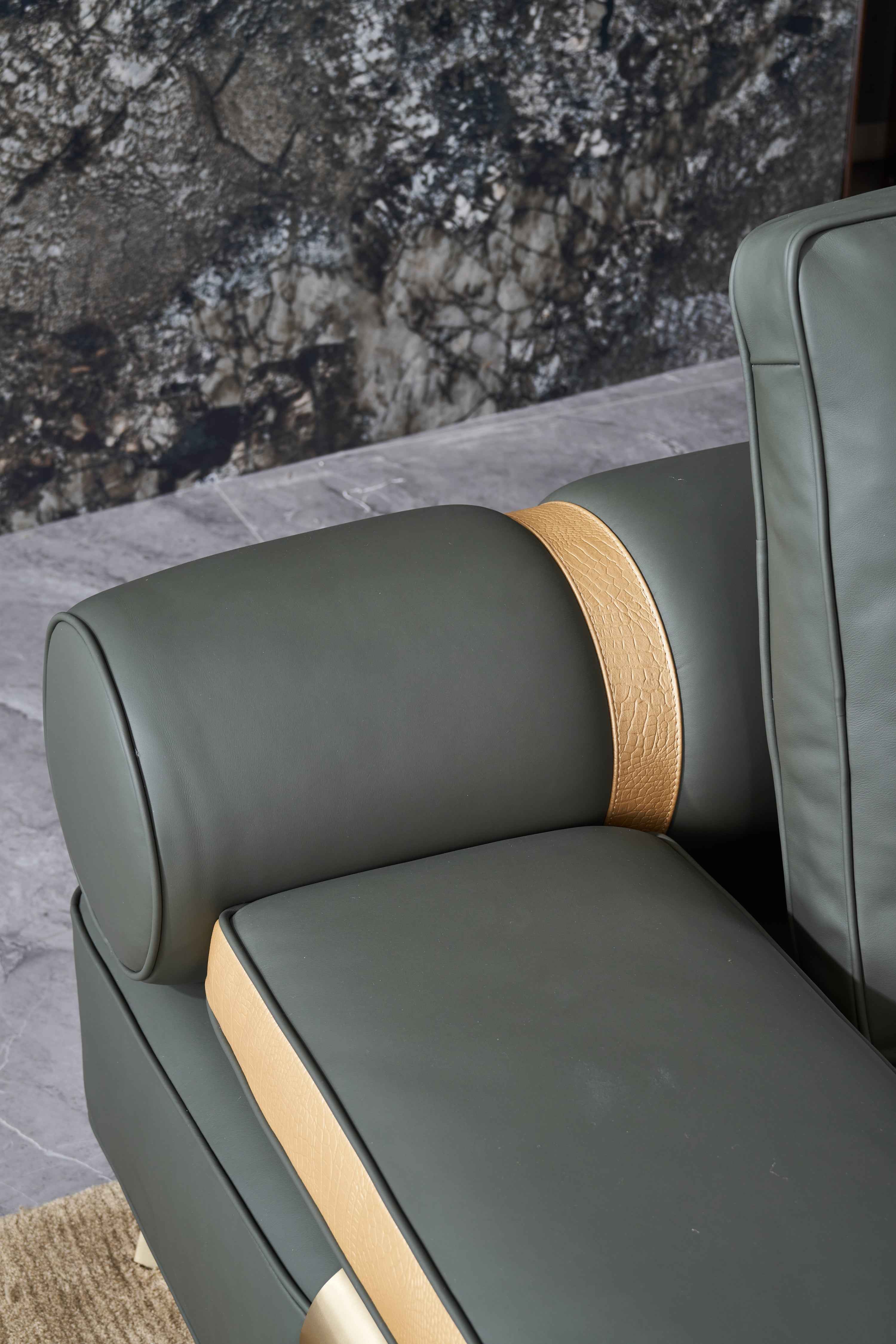 Modern Minimalist FA82 Full Leather Sofa DJ3-053 Sofa