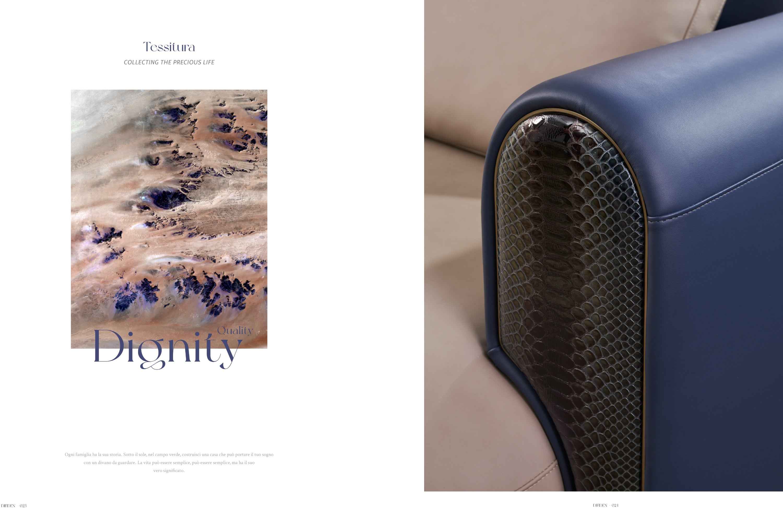 Italian minimalist AB04 leather sofa DJ5-052 Sofa