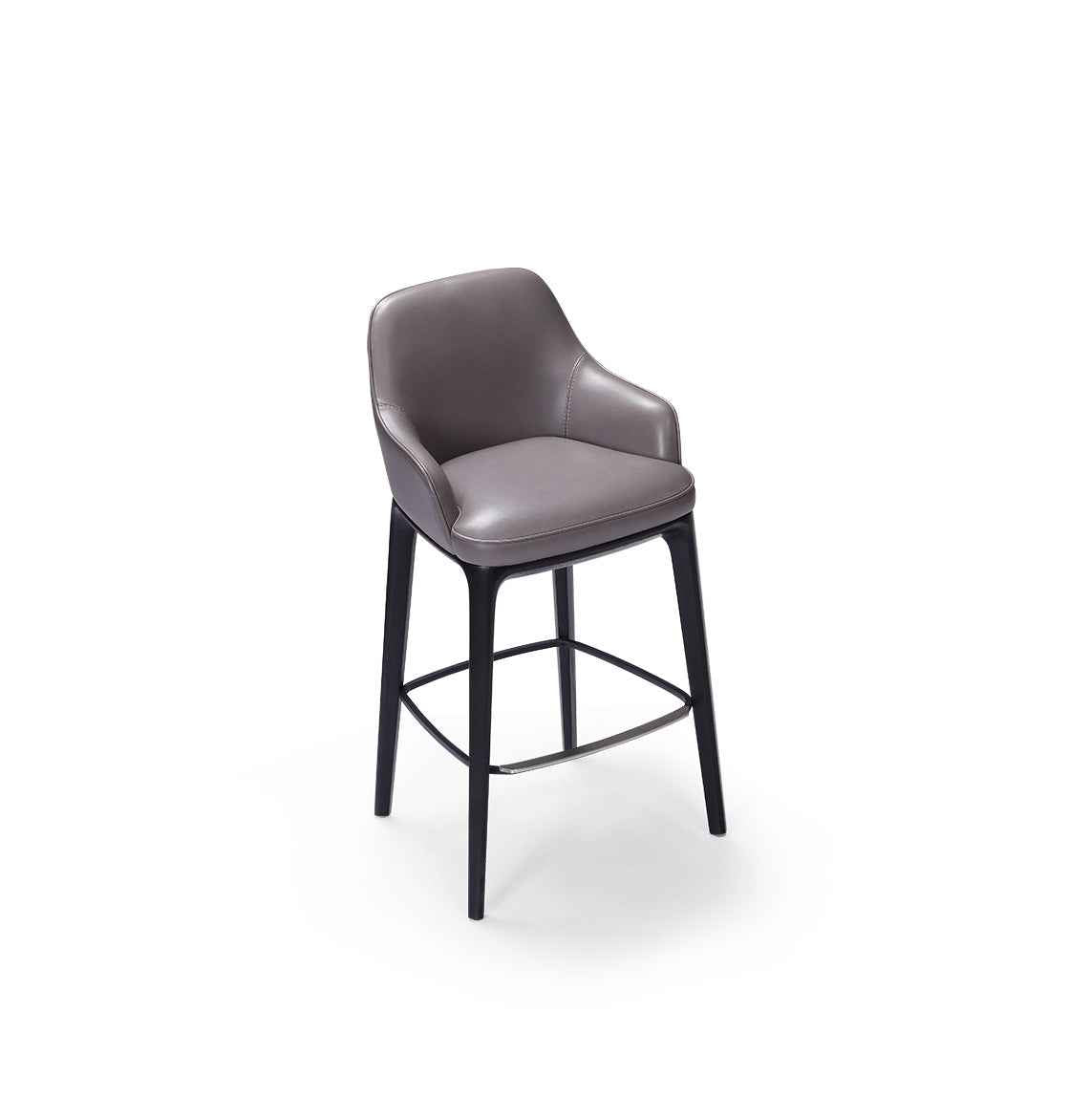 Italian minimalist leather Barstool chair HD1-1823 Barstool