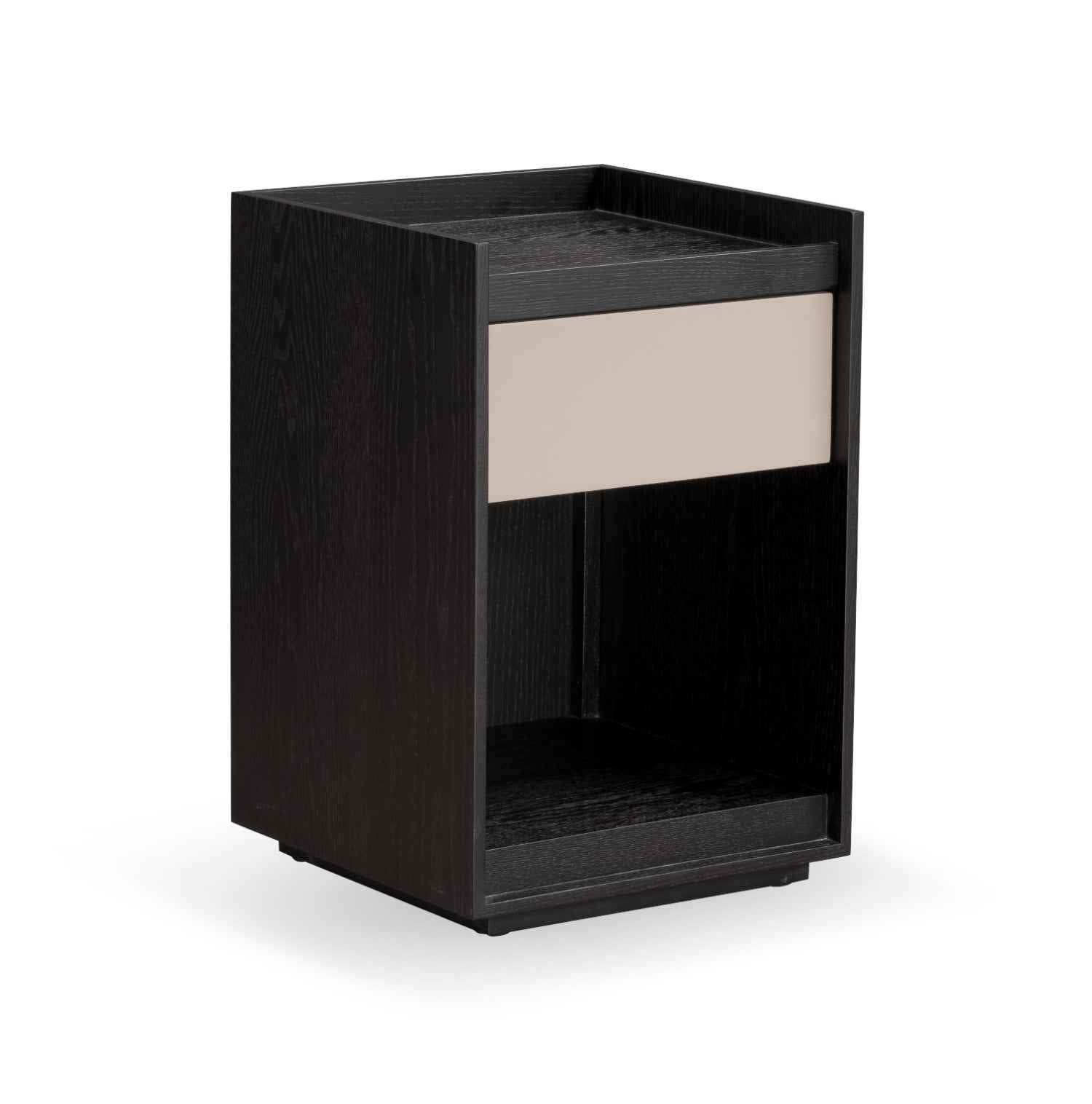 Italian Minimalist Veneer HX-1770-2 Bedside Table