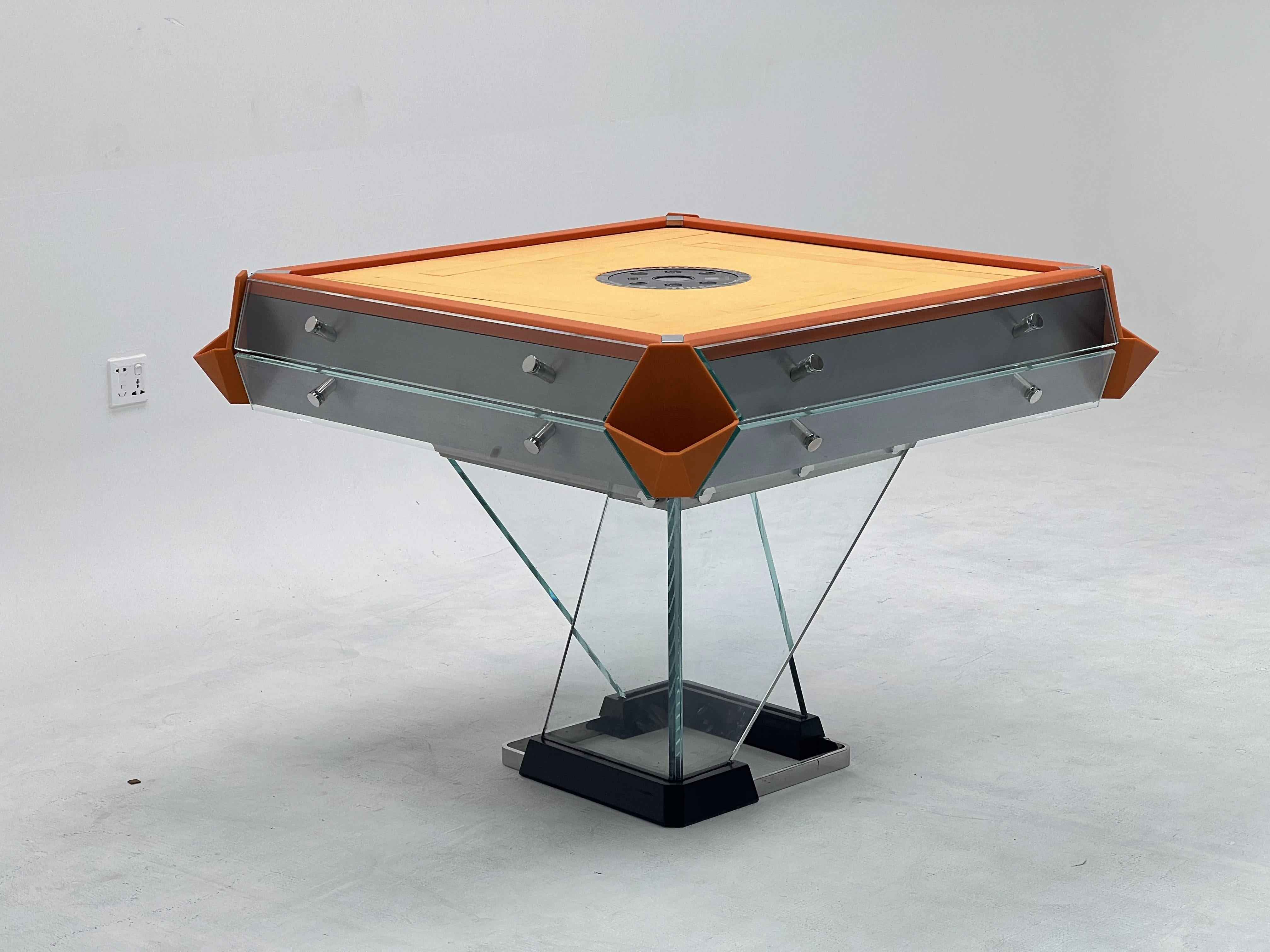 ASSASSIN STAINED GLASS AUTOMATIC MAHJONG TABLE