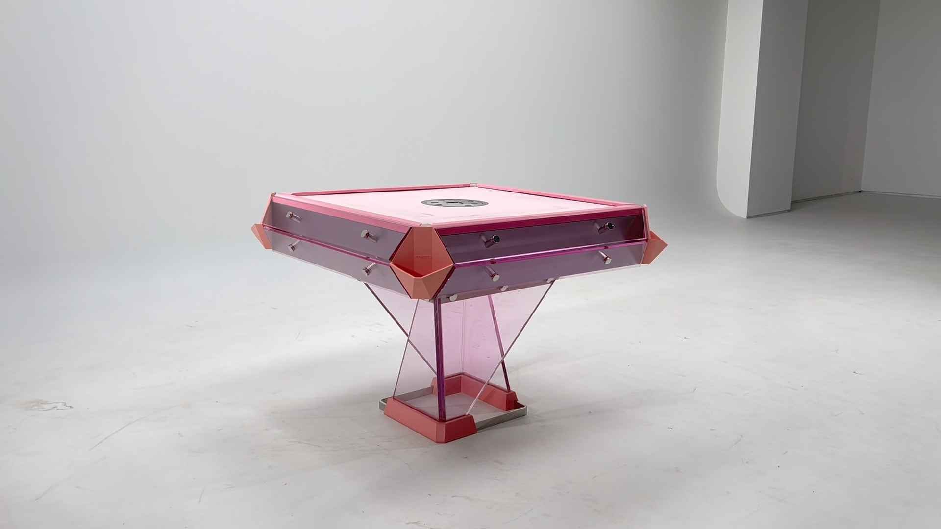 ASSASSIN STAINED GLASS AUTOMATIC MAHJONG TABLE