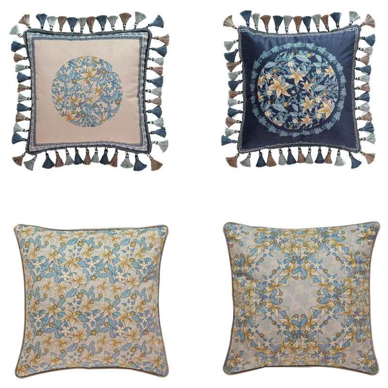 French Throw pillow cushion light luxury headrest car waist pillow