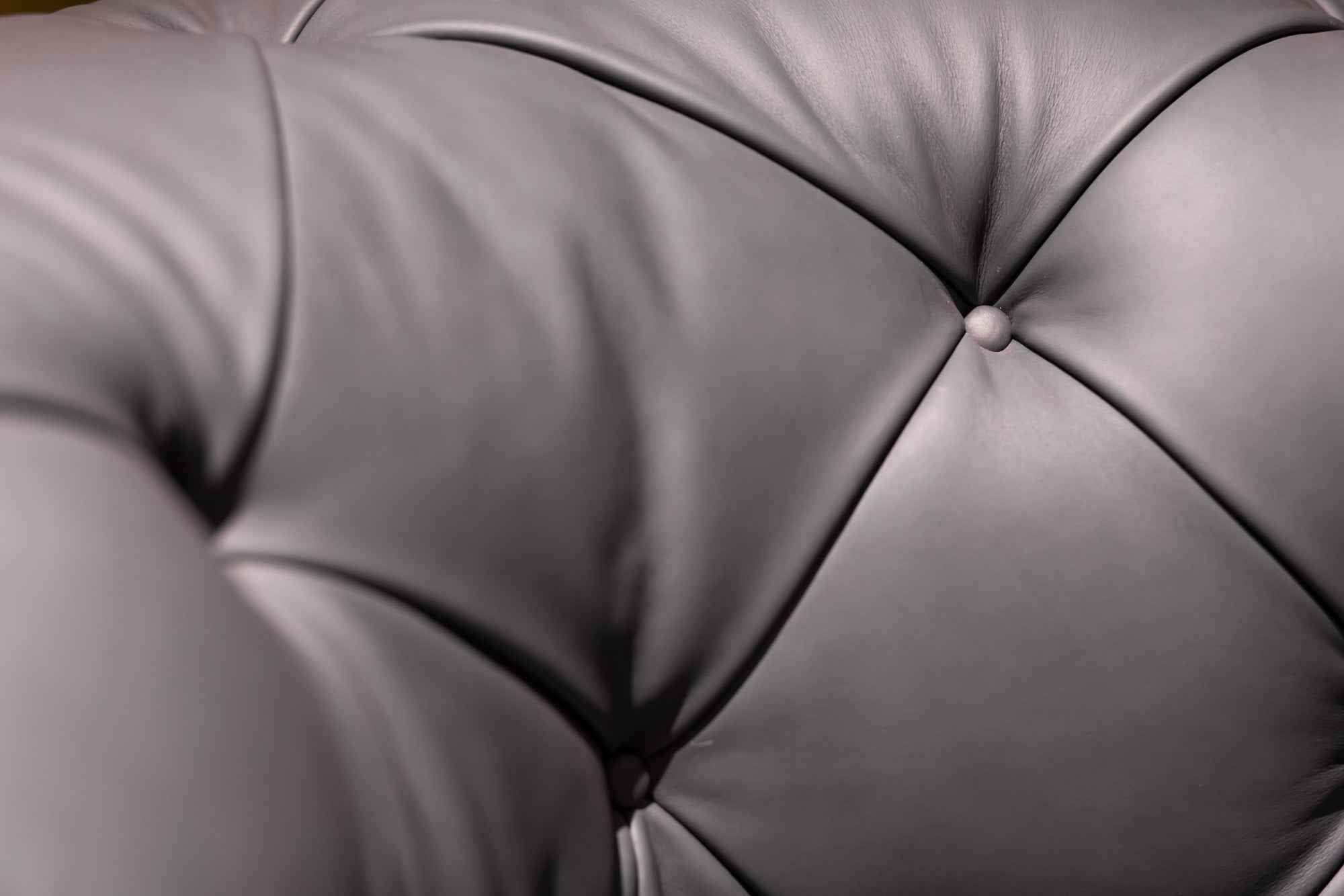 Italian minimalist A60 leather sofa with waist pillow and throw pillow VJ5-2006 sofa