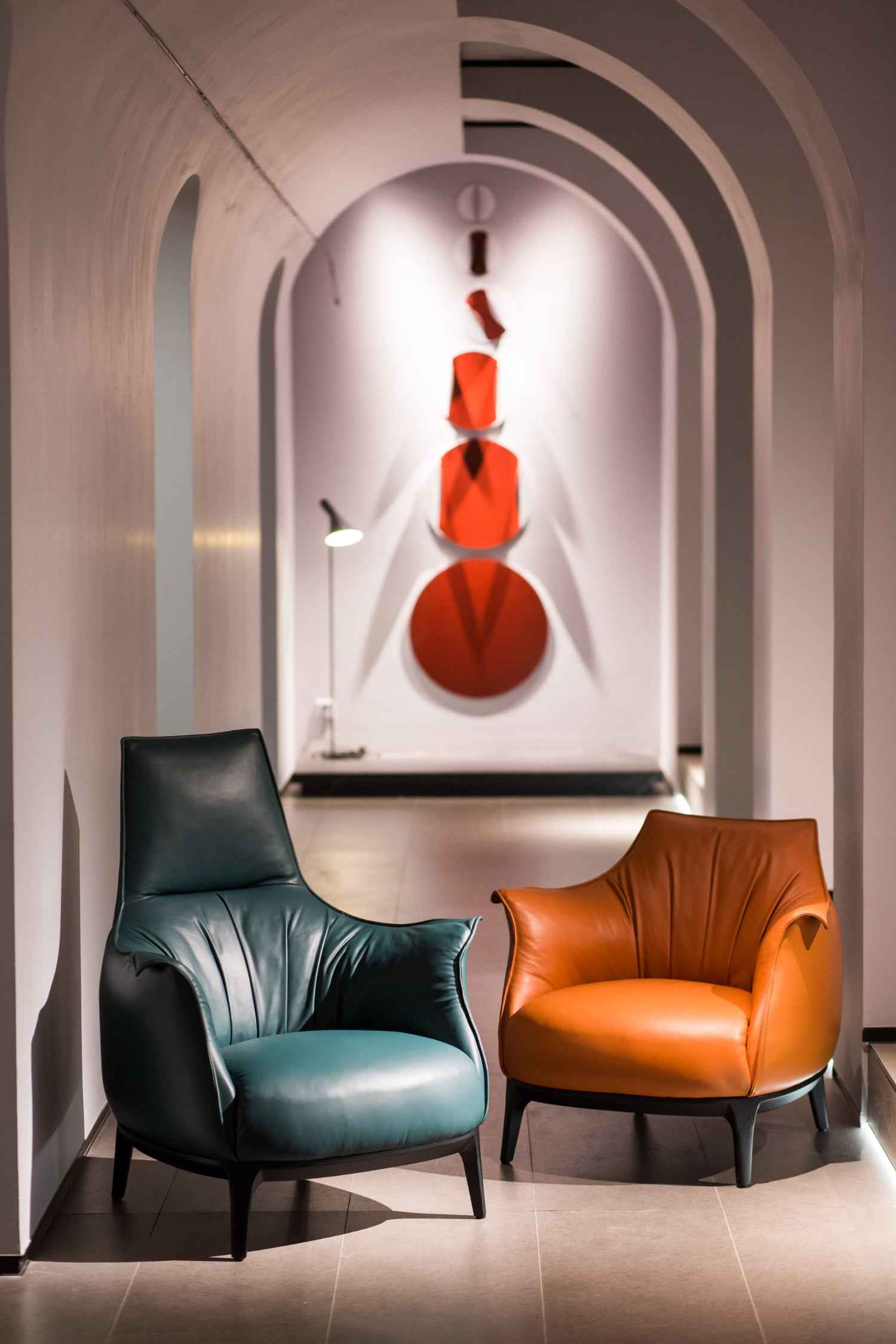 VE1-1962-1 Lounge chair high screen