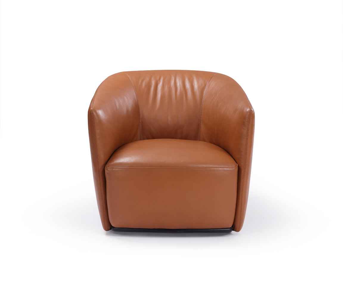 Italian minimalist A61 leather lounge chair VE5-1803 Lounge chair