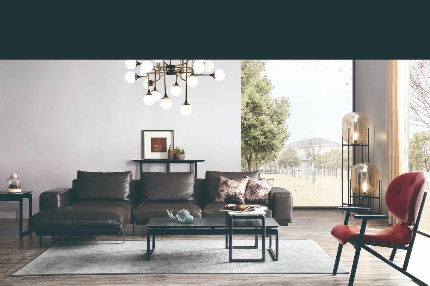 Italian Minimalist VJ1-1661 Sofa