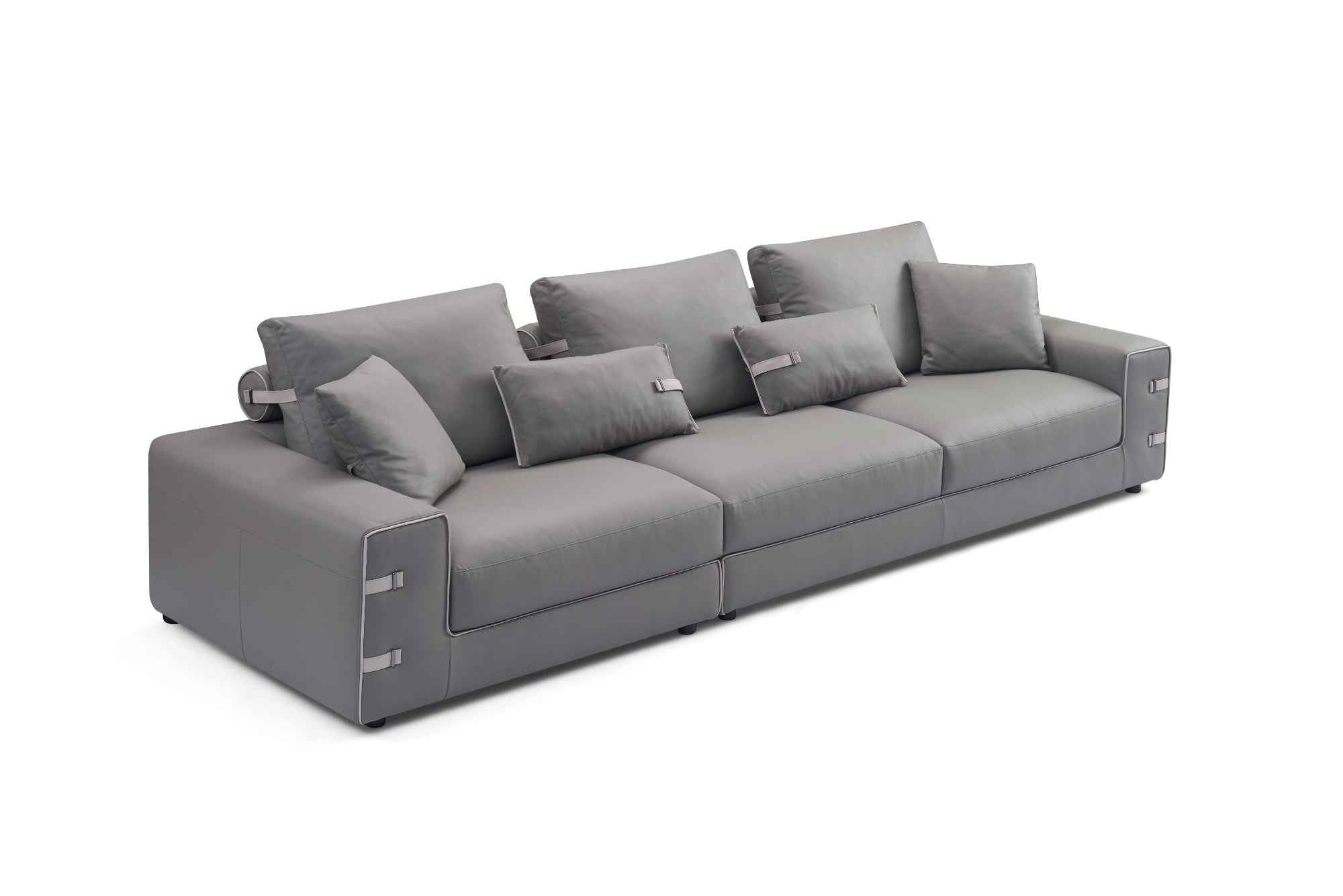 Italian minimalist sofa and multi-functional throw pillow combination VJ5-2101 sofa