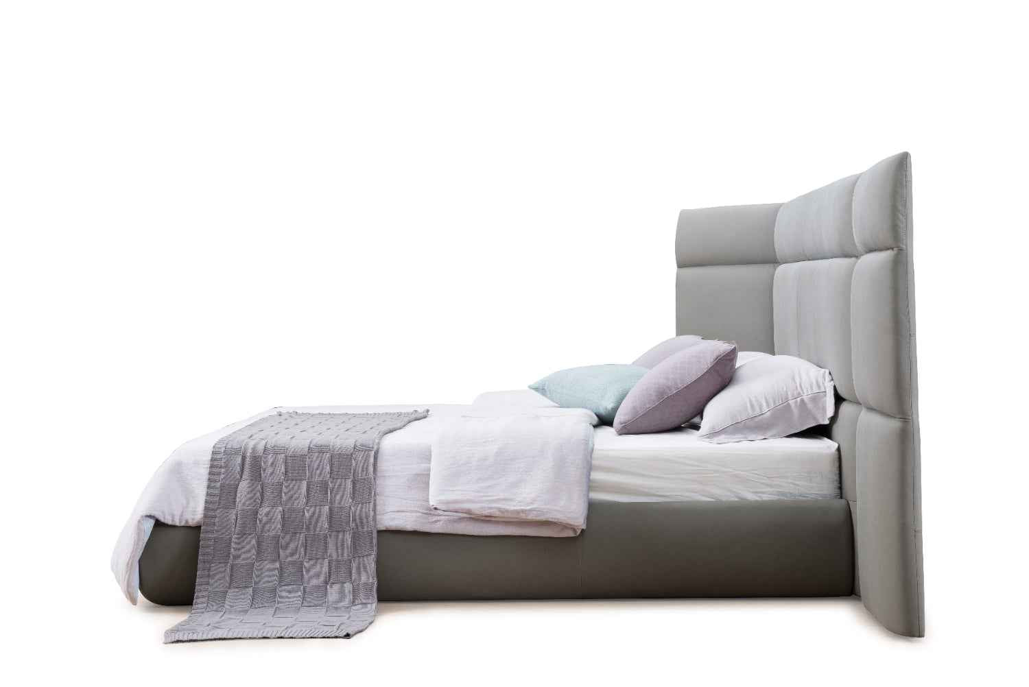 Italian minimalist style A60 full leather cover bed KB-VVCASA-BED-VX1-1802-1 Bed