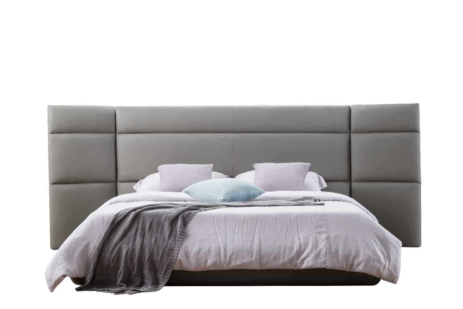Italian minimalist style A60 full leather cover bed KB-VVCASA-BED-VX1-1802-1 Bed