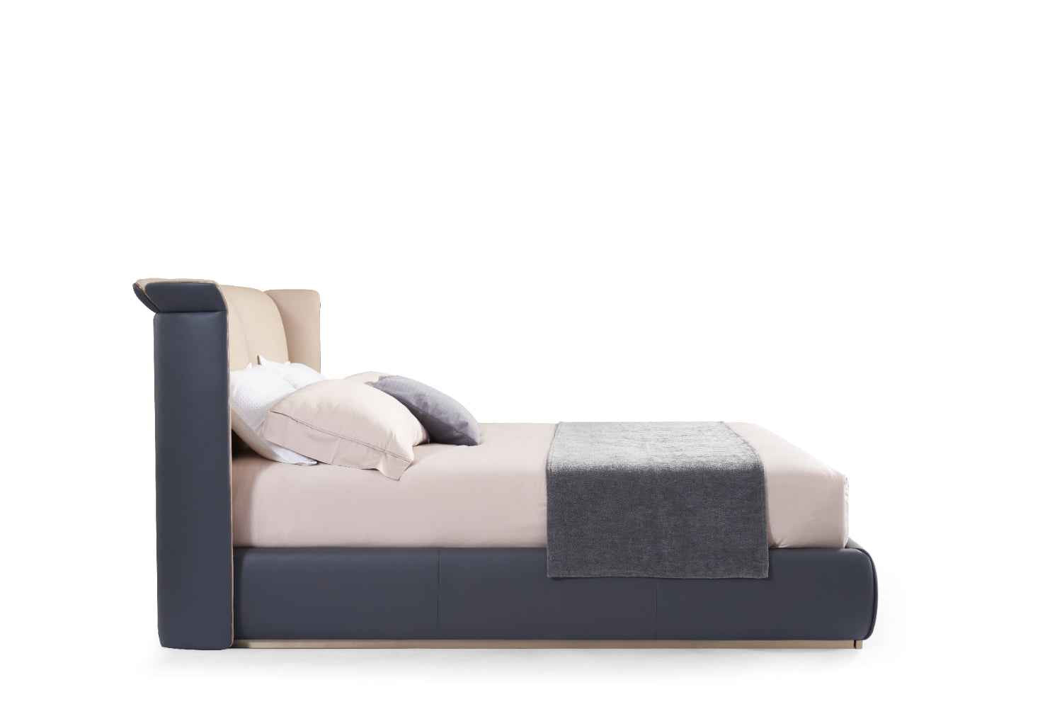 Italian Minimalist Microfiber Bed Set KB-VVCASA-BED-VX5-2105-1 Bed