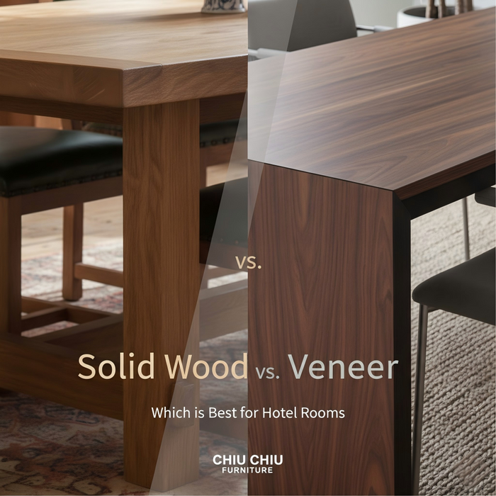 Solid Wood vs. Veneer: Which is Best for Hotel Rooms?