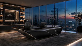 Advanced Materials in Bespoke Office Design: Carbon Fiber, Automotive Lacquers, and Exotic Leathers