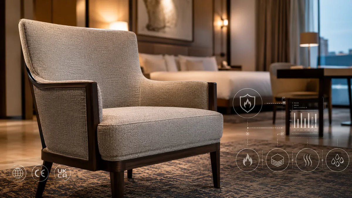 hotel furniture fire retardant standards BS 5852 vs CA TB 117 explained